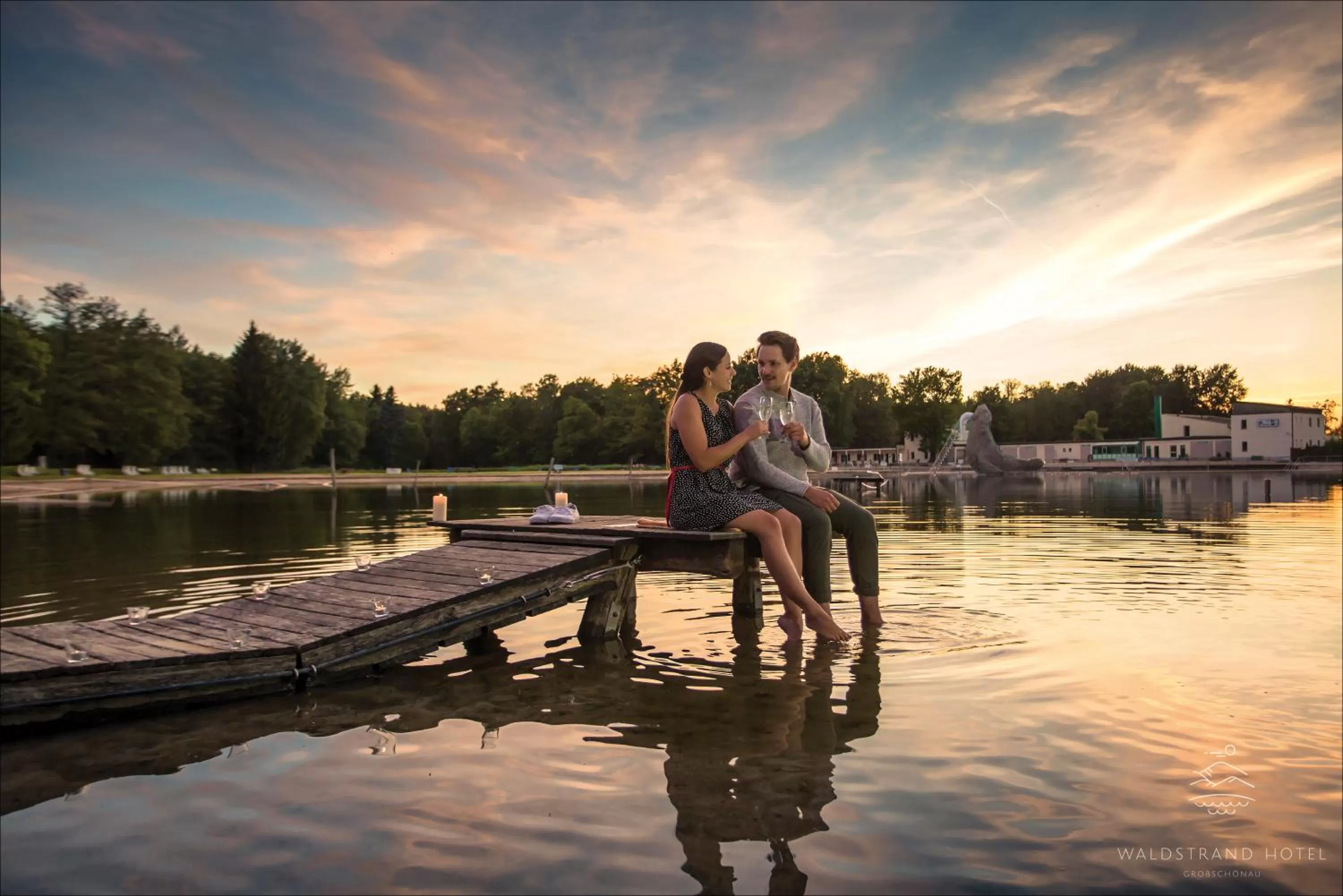 Beach in Waldstrand-Hotel Großschönau