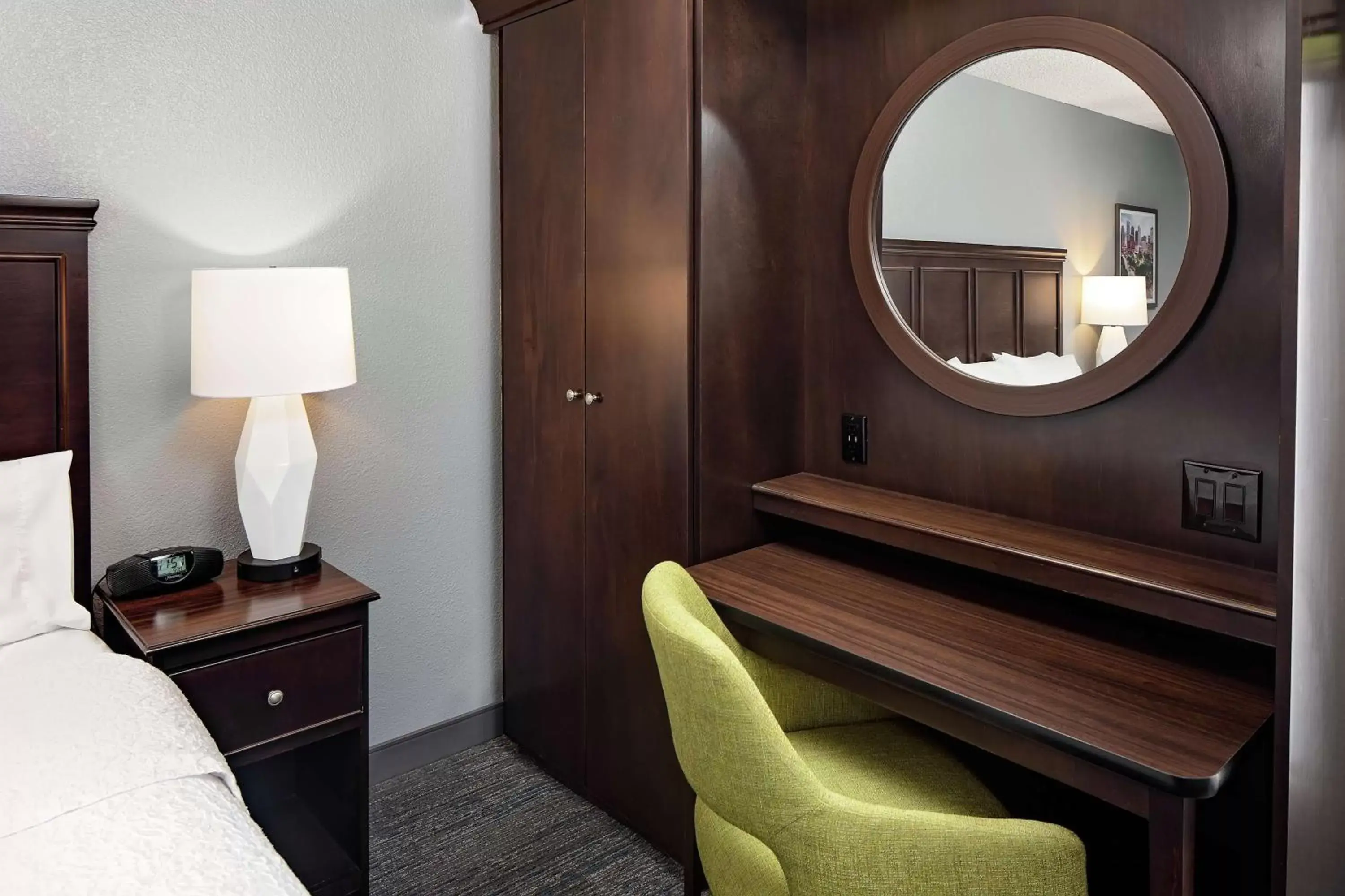 Bedroom, Bathroom in Hampton Inn & Suites Houston-Medical Center-NRG Park