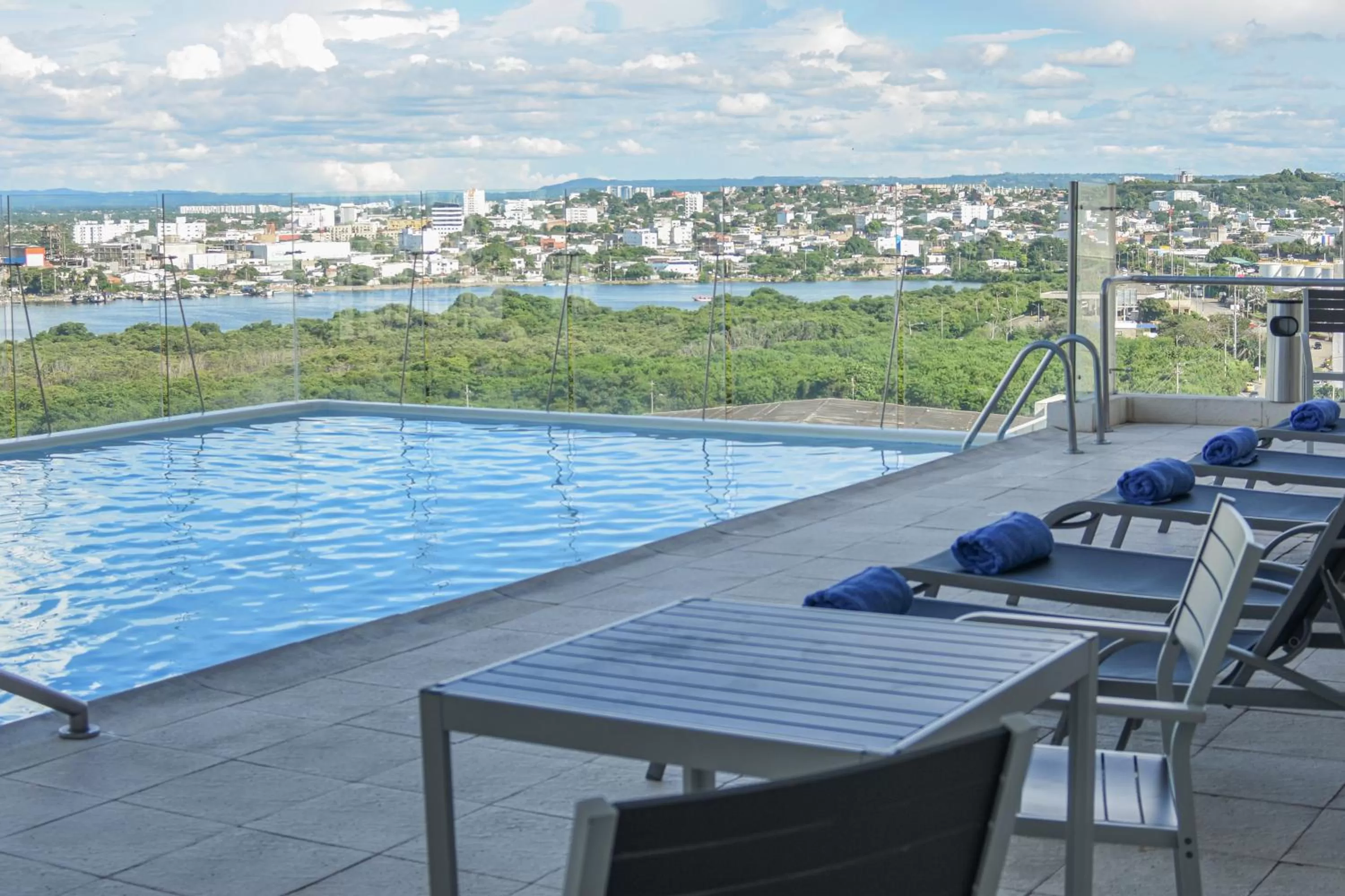 Swimming pool in Holiday Inn Express Cartagena Manga by IHG
