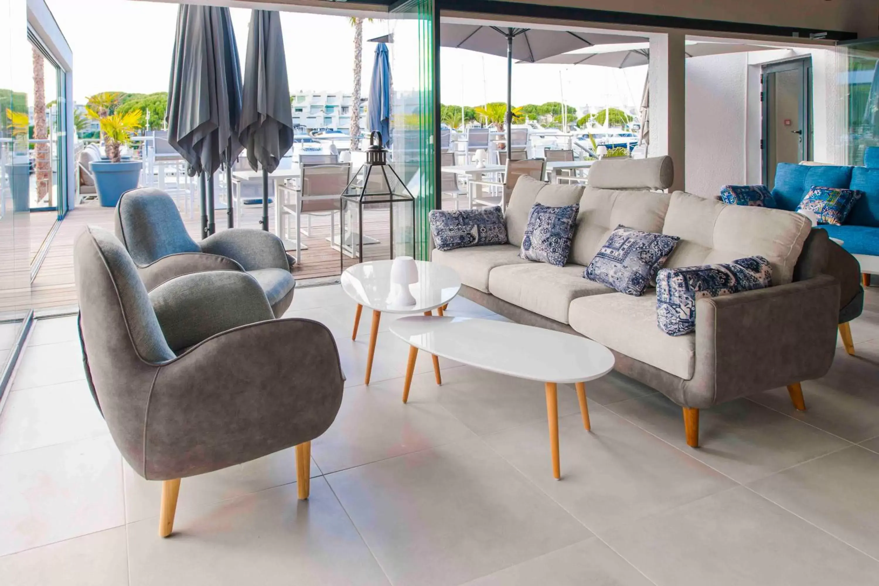 Patio, Seating Area in Le Spinaker