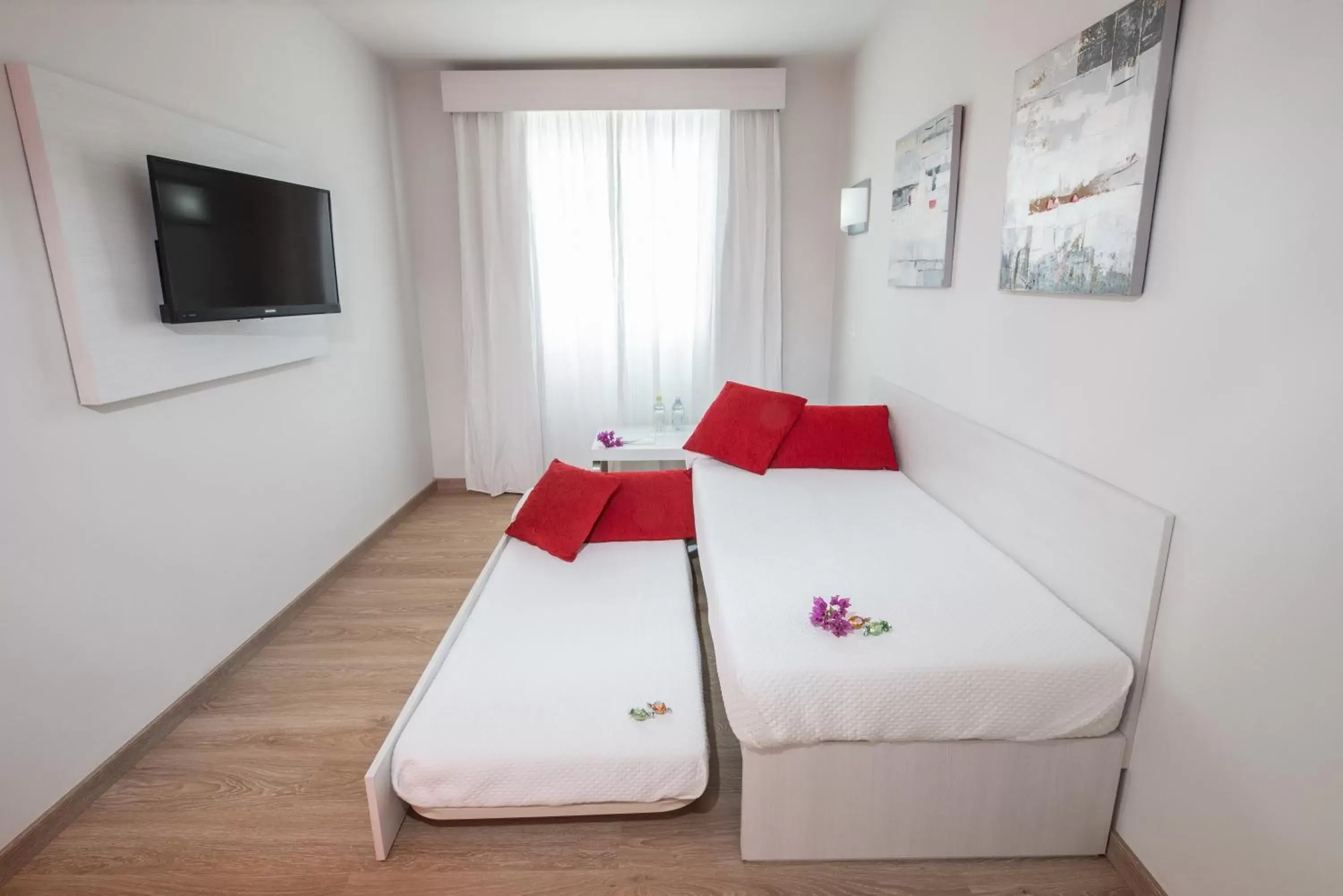 Living room, Bed in Aequora Lanzarote Suites