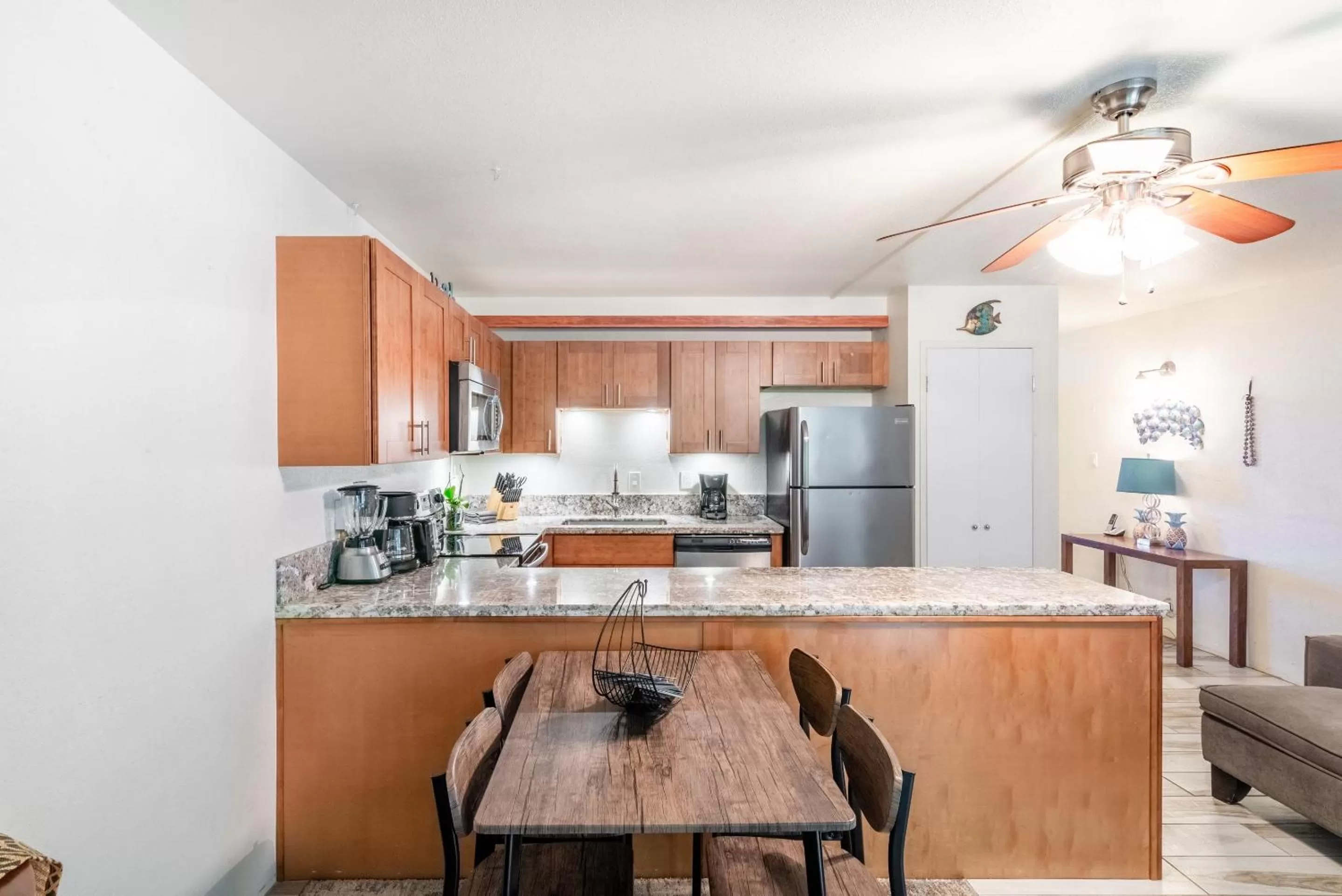 Kitchen/Kitchenette in BeachFront Kihei Kai Nani - Maui Vista Deluxe Condos