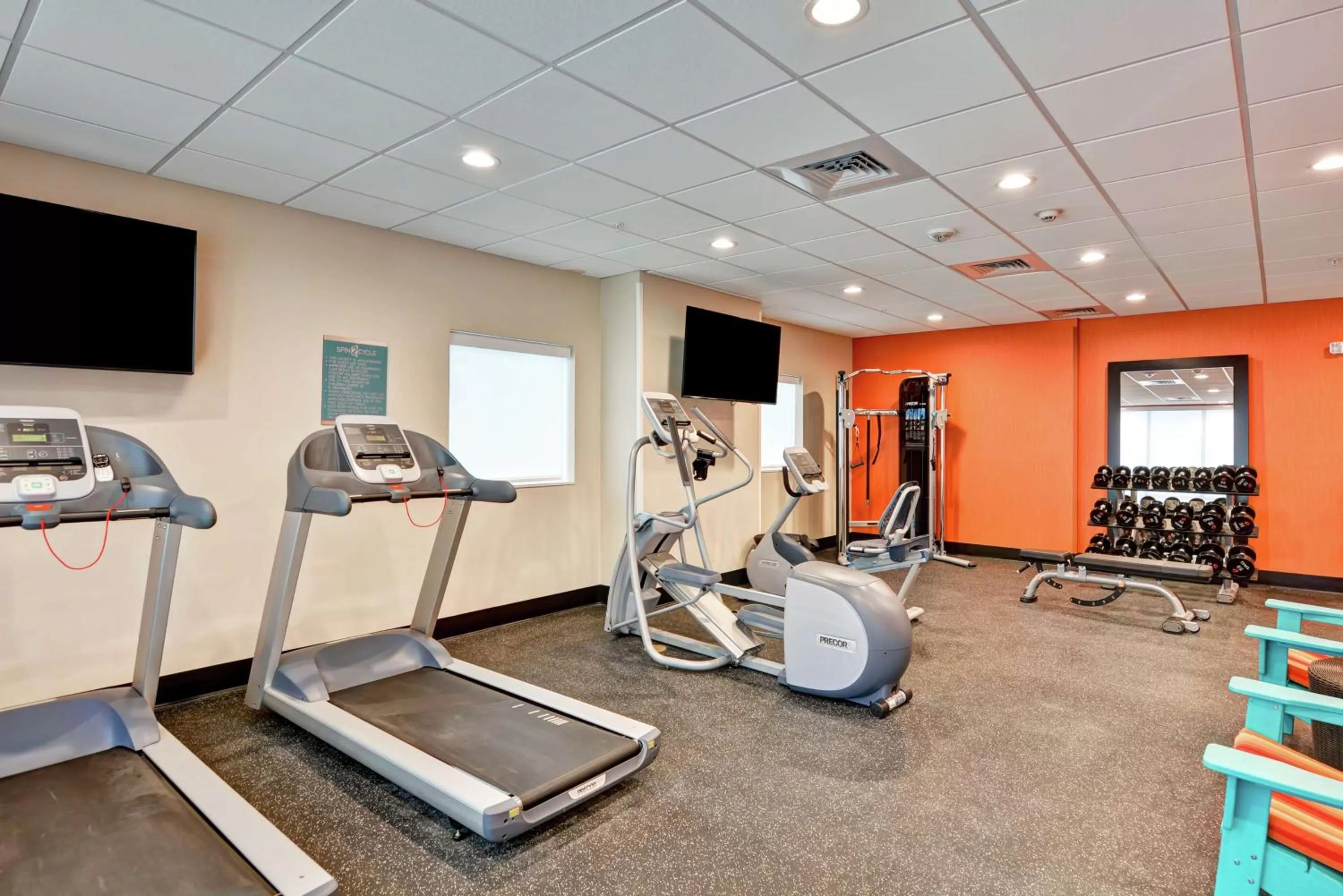 Fitness centre/facilities in Home2 Suites By Hilton Meridian