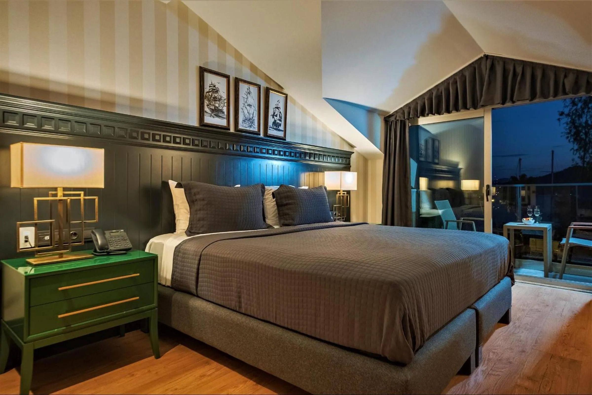 Bedroom, Bed in Hotel Marina Bay Göcek