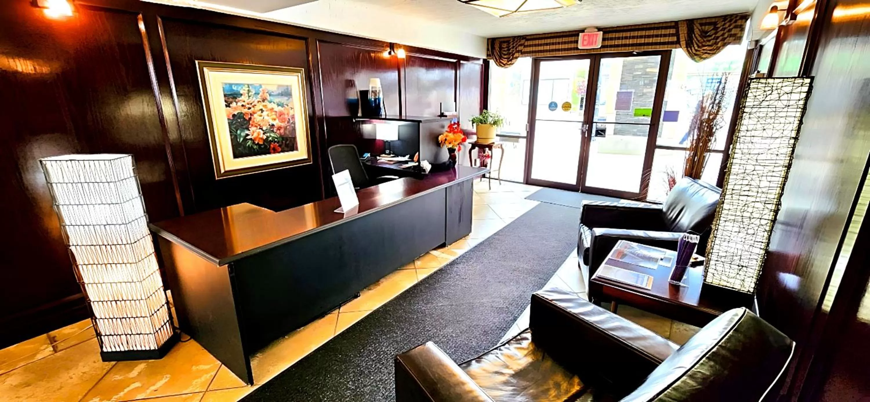 Lobby or reception in The Medicine Hat Villa