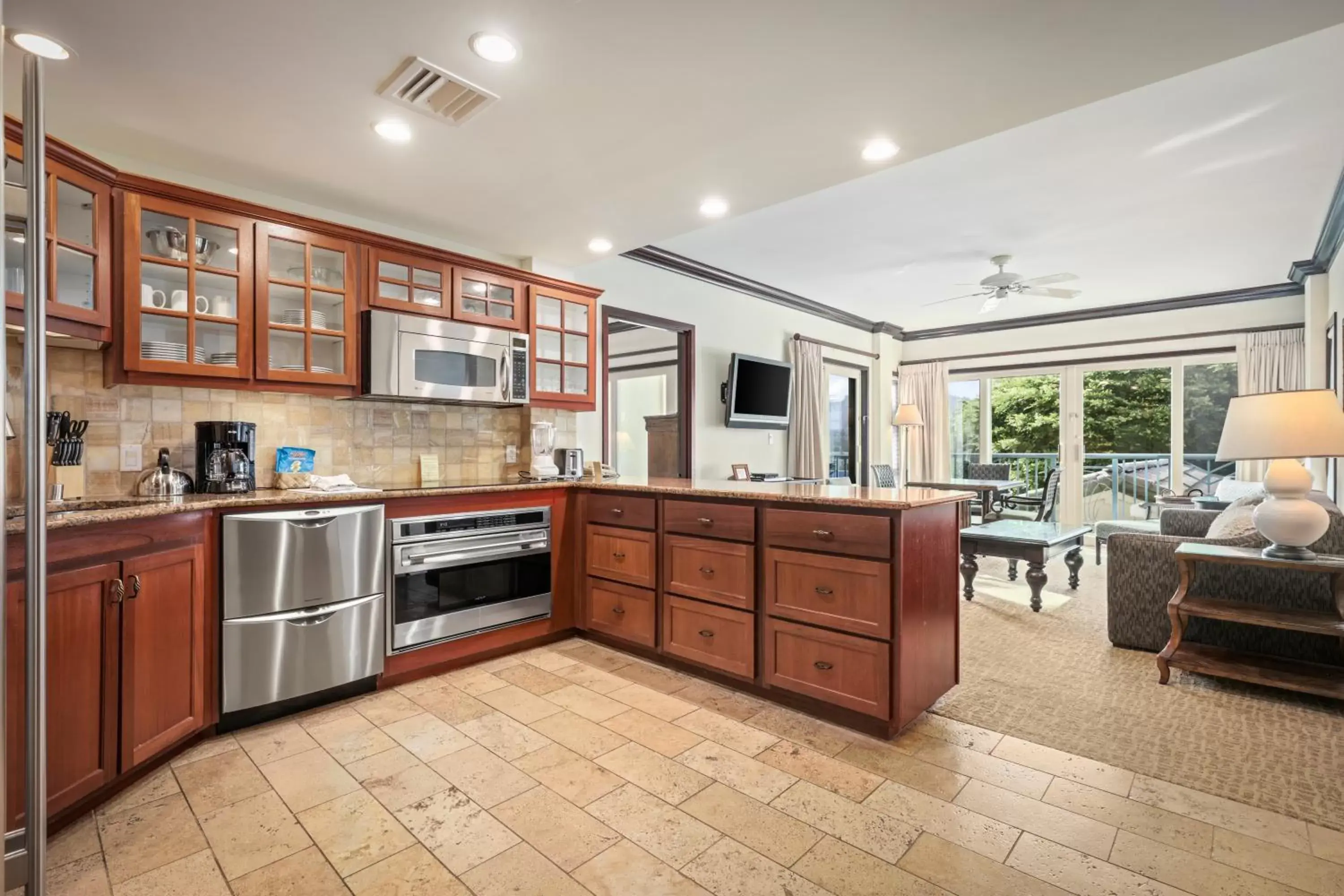 Kitchen or kitchenette, Kitchen/Kitchenette in Waipouli Beach Resort & Spa Kauai By Outrigger