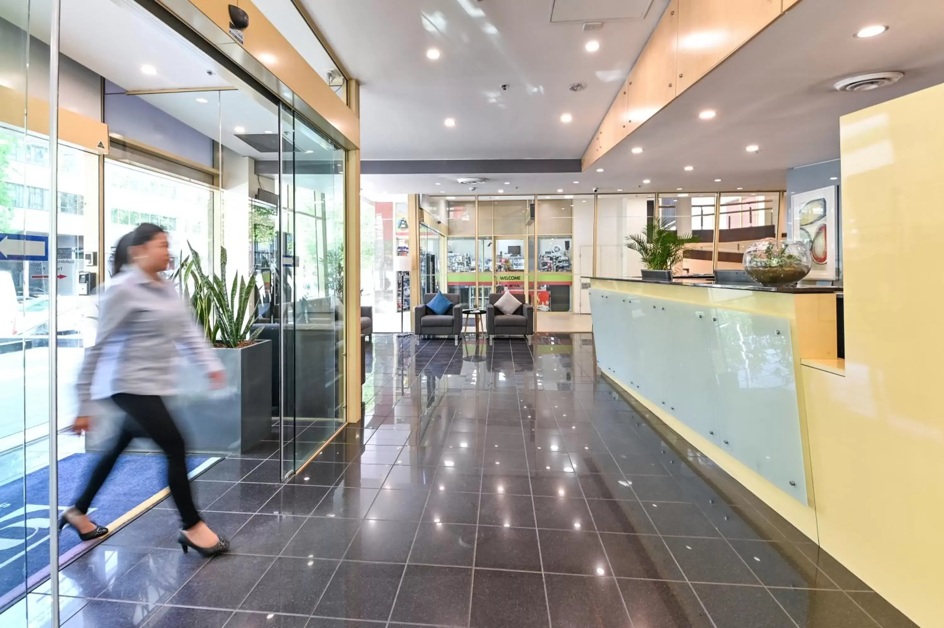 Lobby or reception in Nesuto Canberra