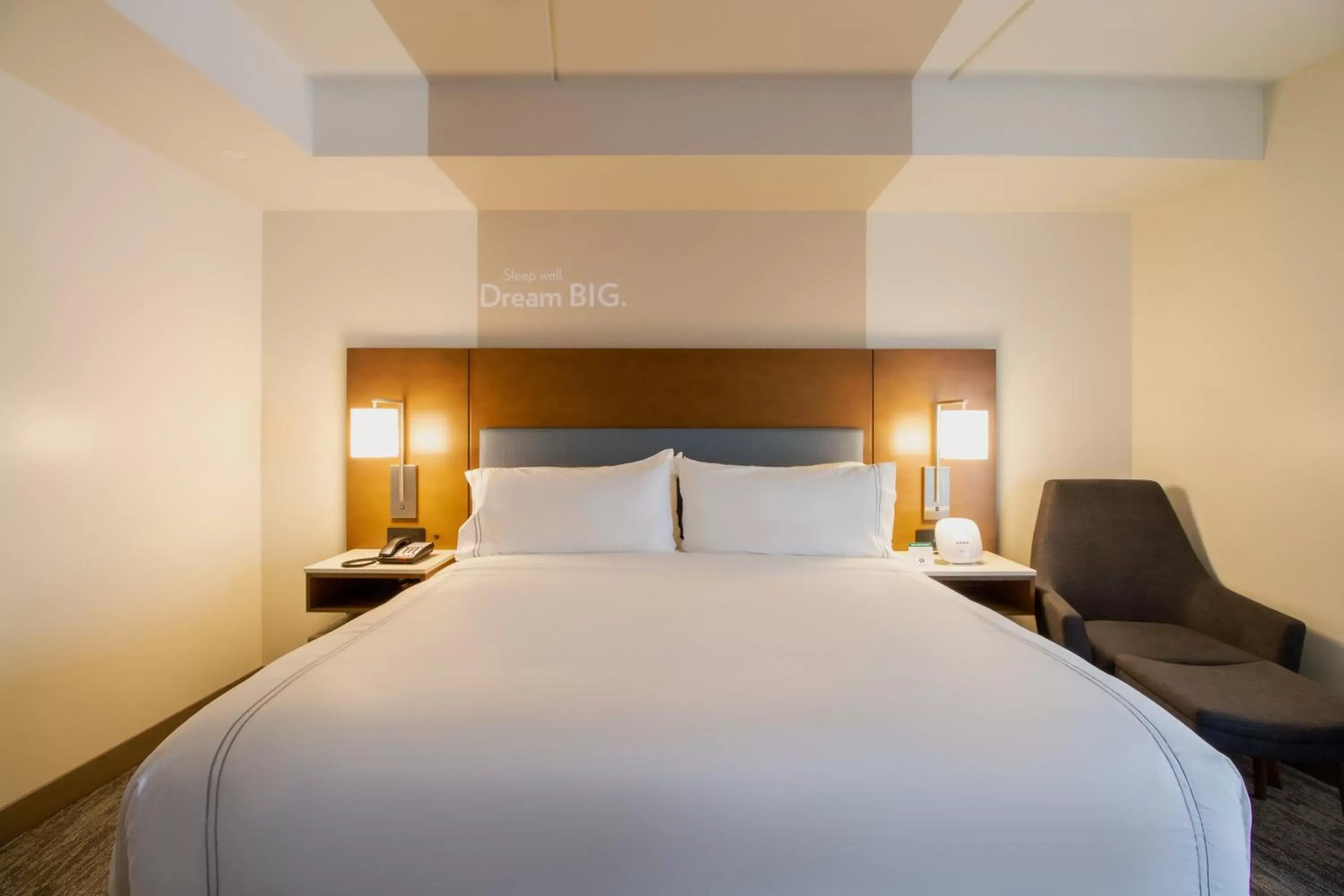 Bedroom in EVEN Hotel Manchester Airport by IHG Bedroom in EVEN Hotel Manchester Airport by IHG