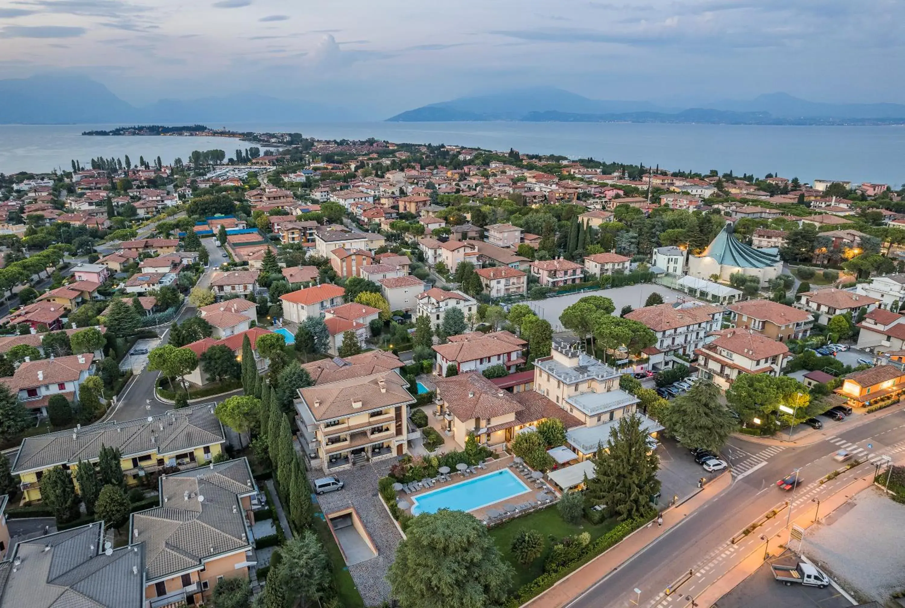 Property building, Bird's-eye View in Hotel Gardenia