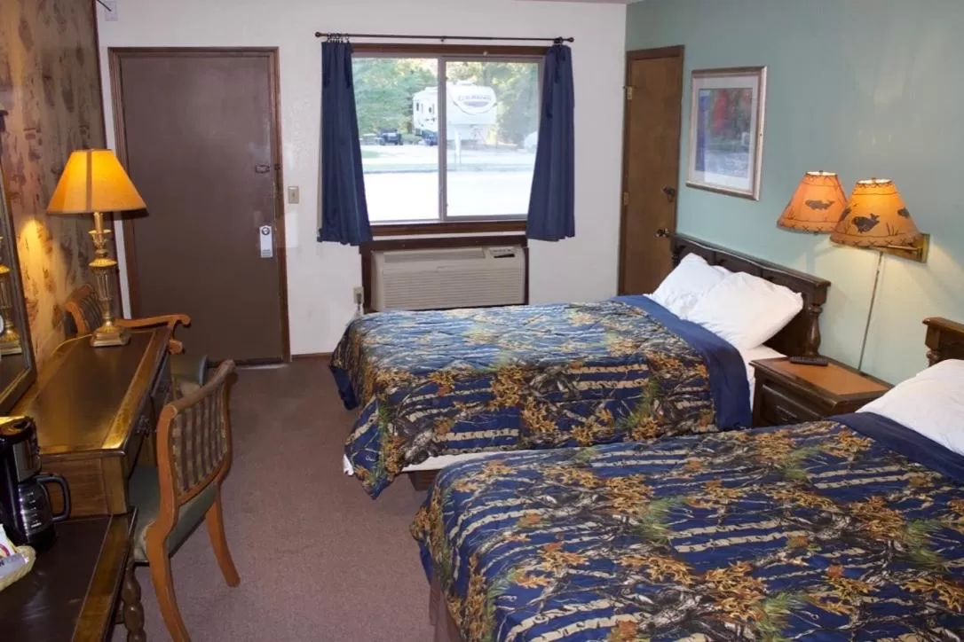 Bed in Hidden Lake Resort