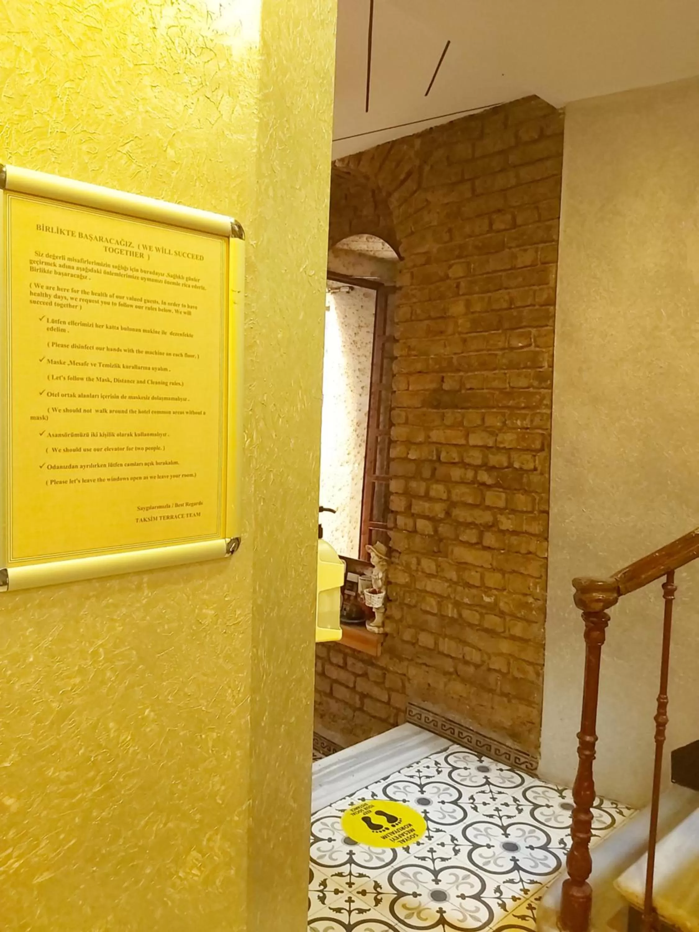 Lobby or reception, Bathroom in Taksim Terrace Hotel