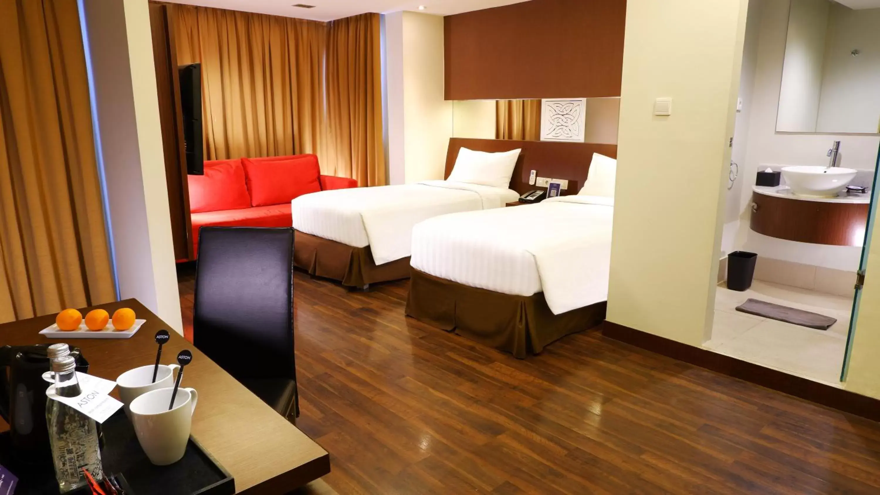 Bed in ASTON Pluit Hotel & Residence