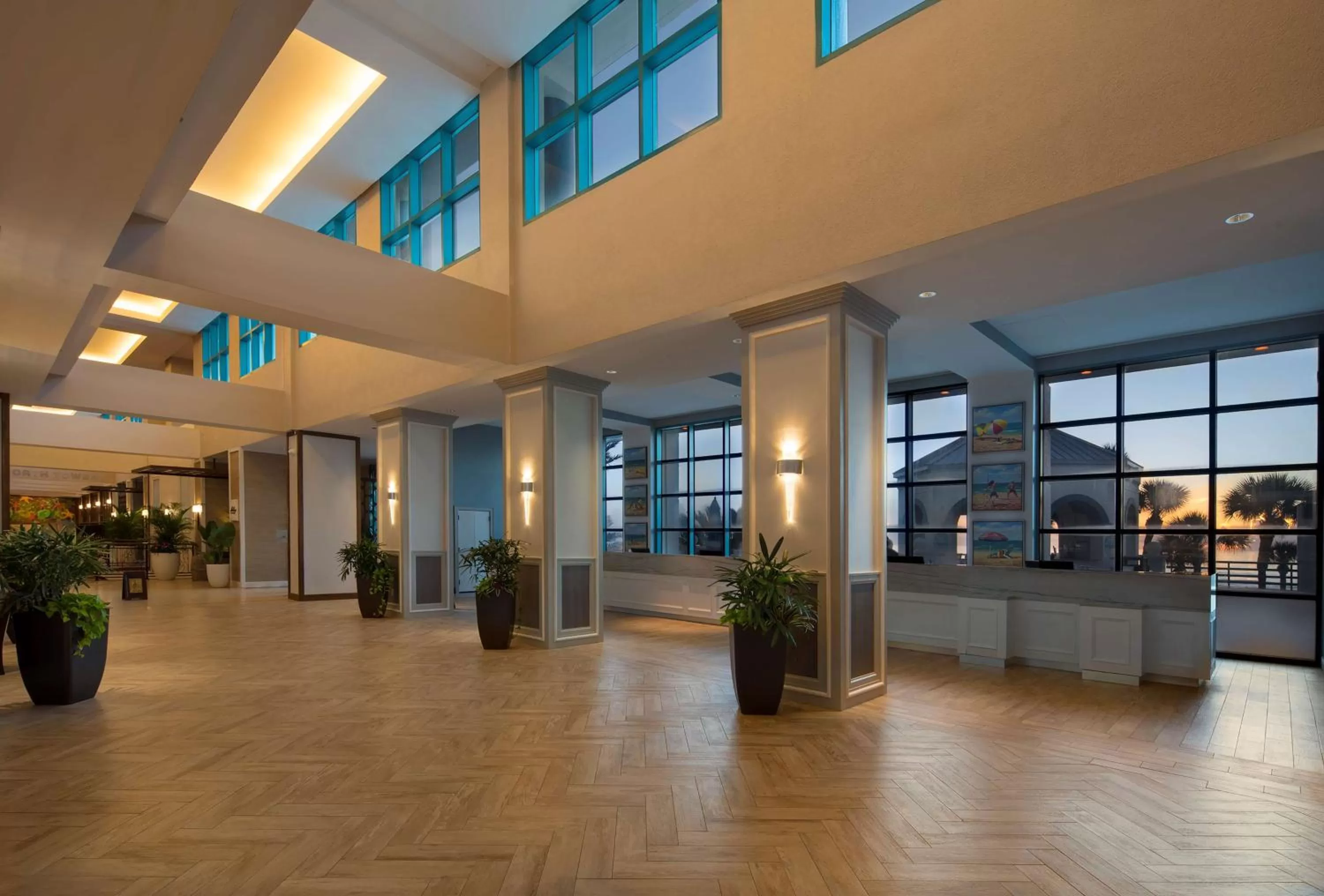 Lobby or reception in Hilton Daytona Beach Resort