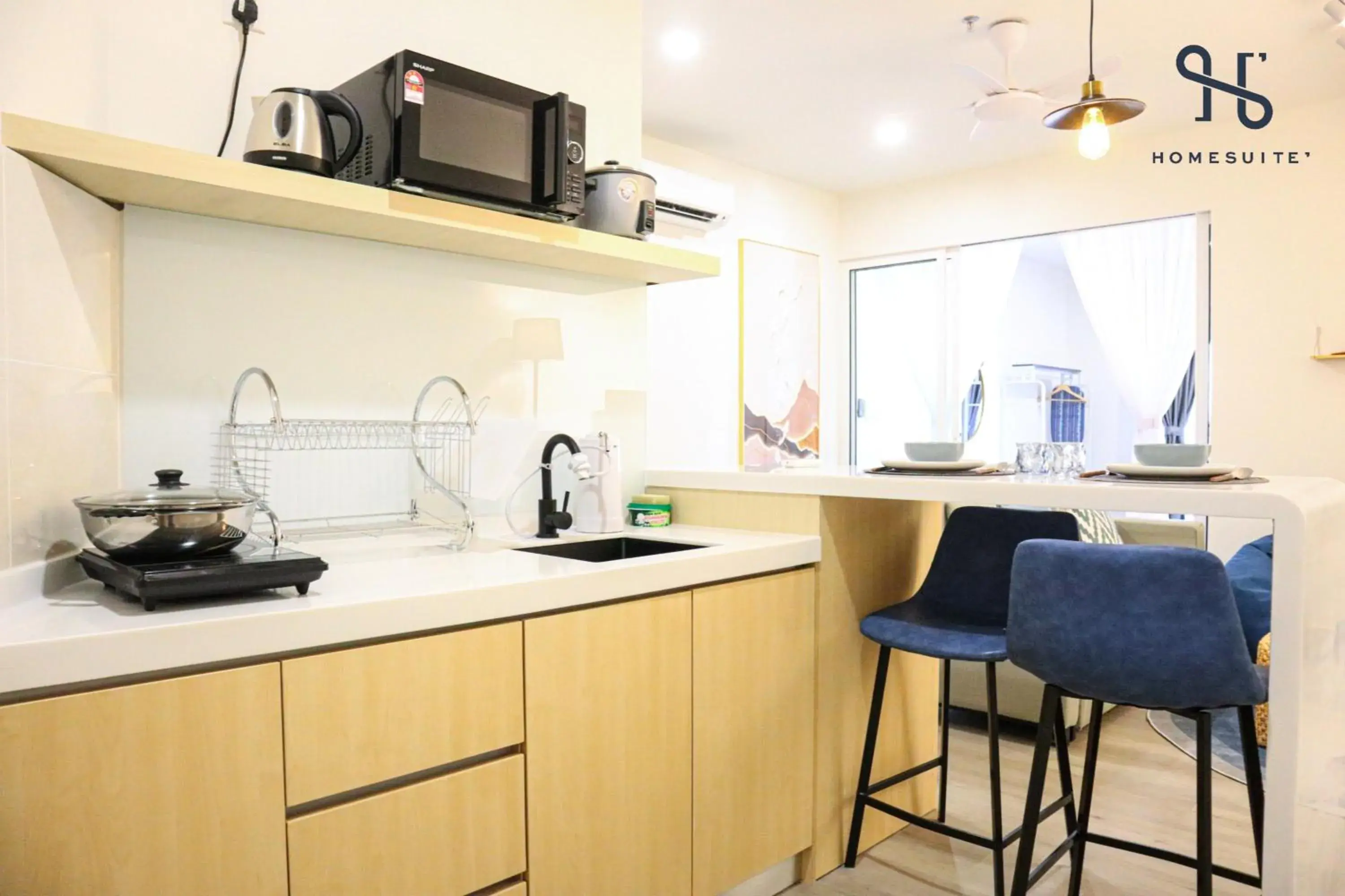 Kitchen or kitchenette, Kitchen/Kitchenette in Homesuite' Home @ The Shore Kota Kinabalu