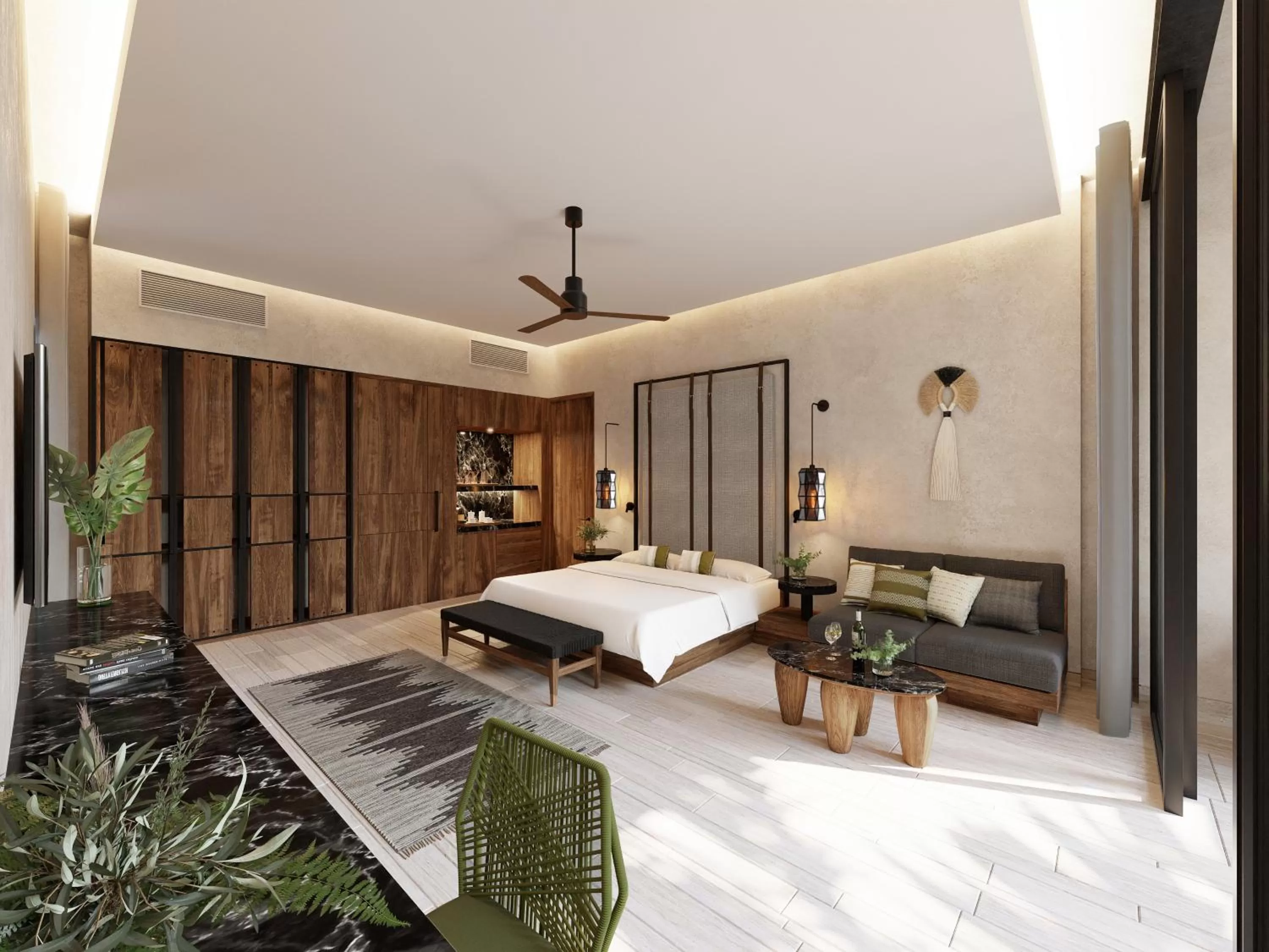 Bed in Hacienda Xcanatun, Angsana Heritage Collection