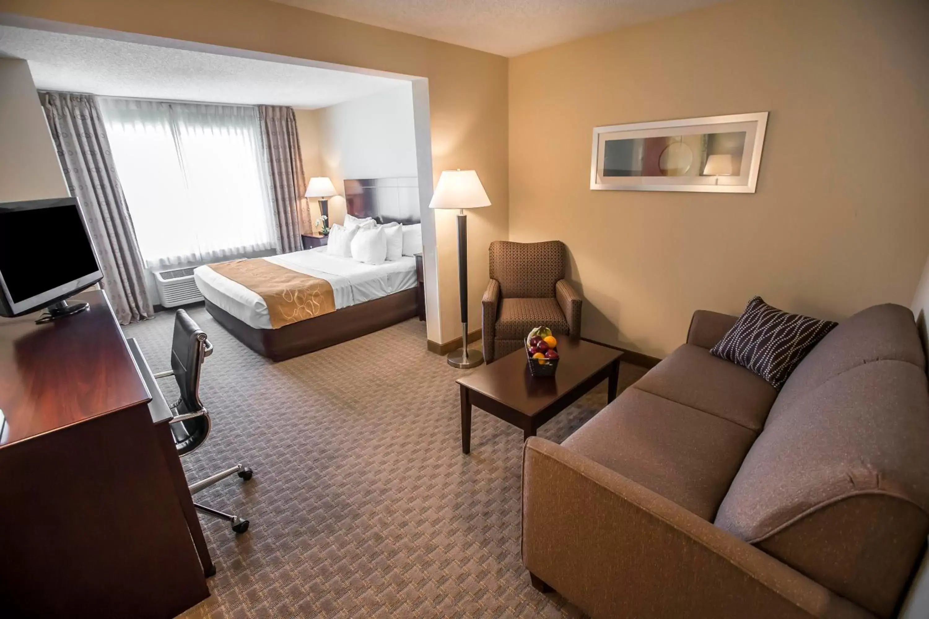 Superior King Suite - Non-Smoking in Comfort Suites University Area Notre Dame-South Bend