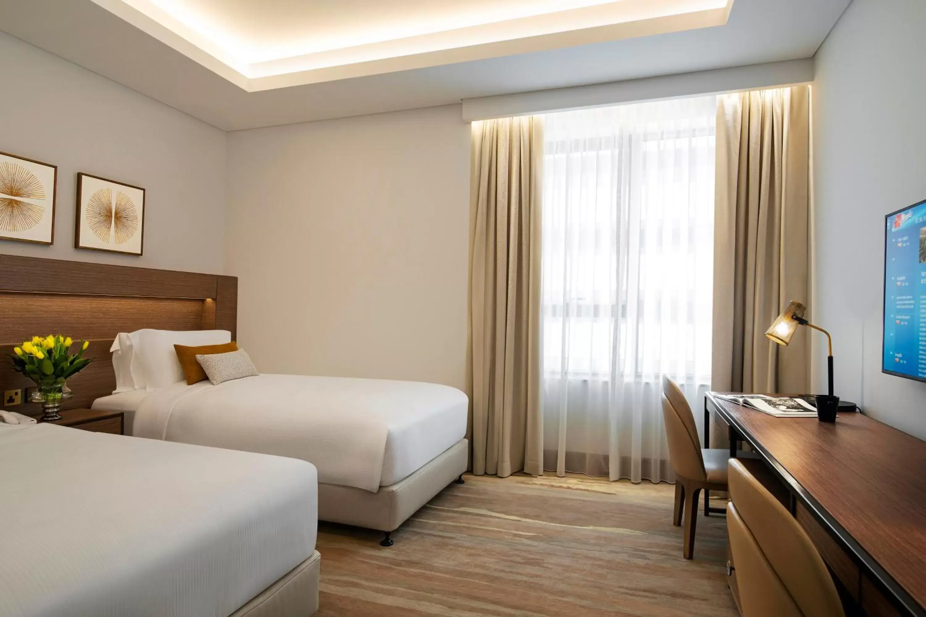 Bedroom, Bed in Al Jaddaf Rotana Suite Hotel