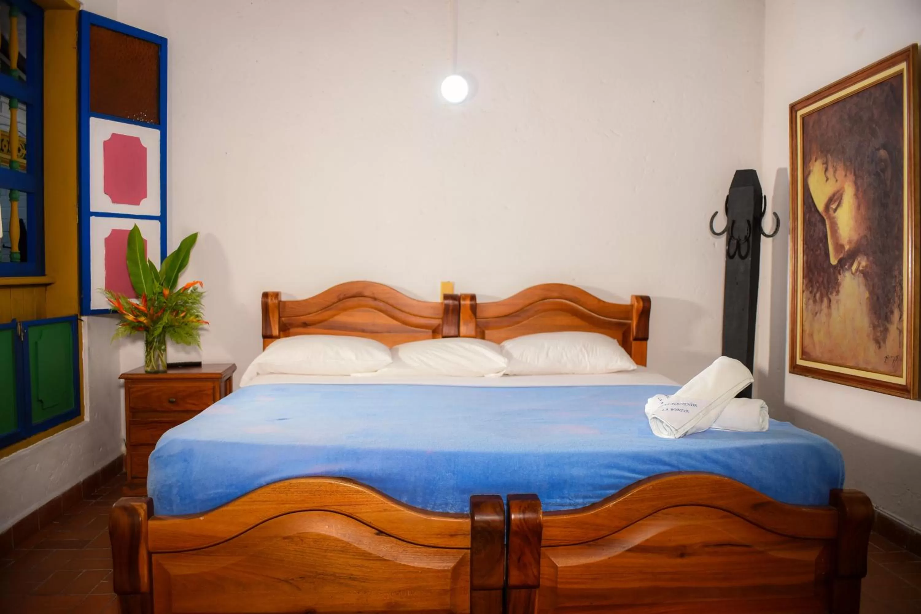 Bed in Hotel Hacienda la Bonita