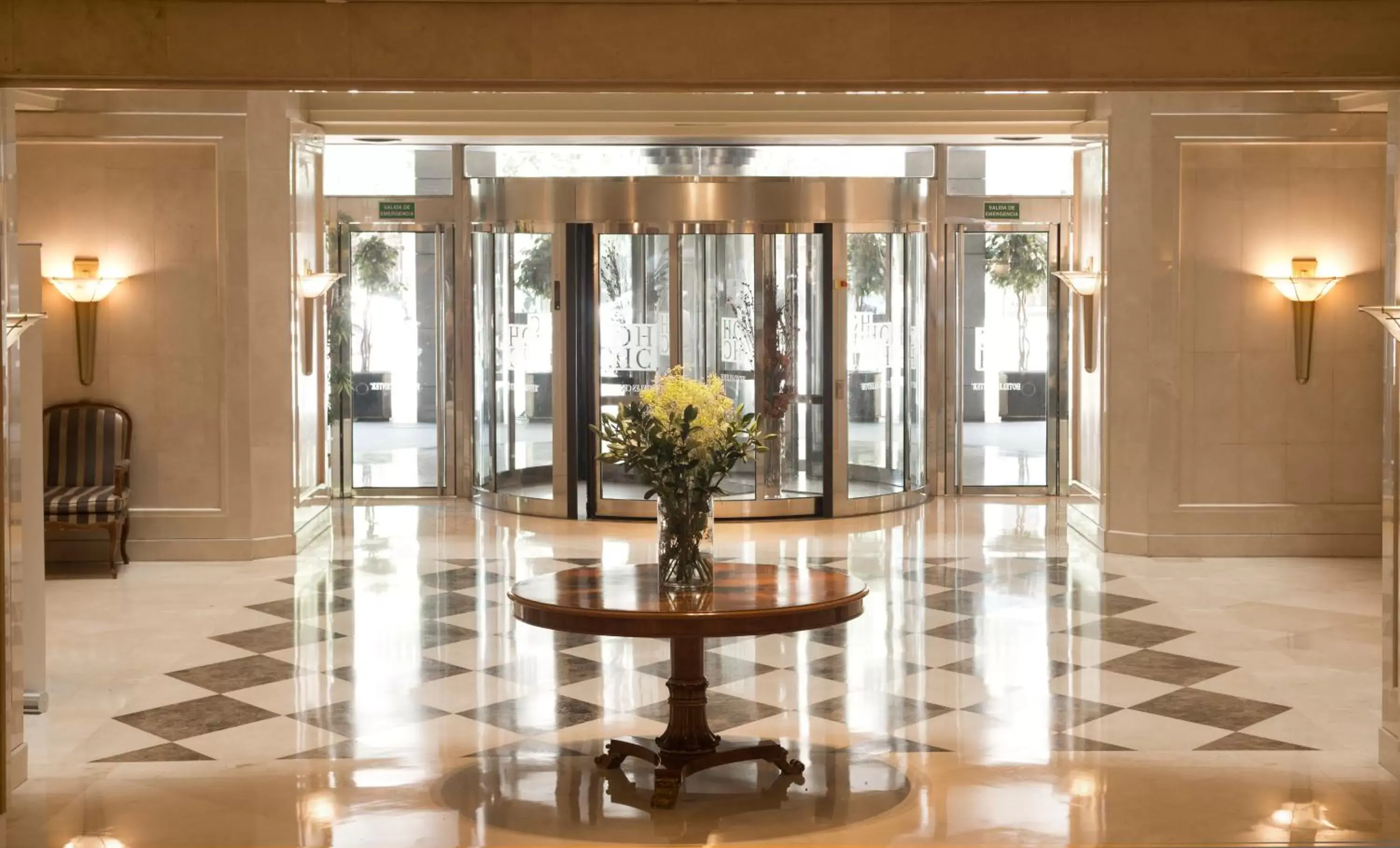 Lobby or reception in Hotel Sevilla Center