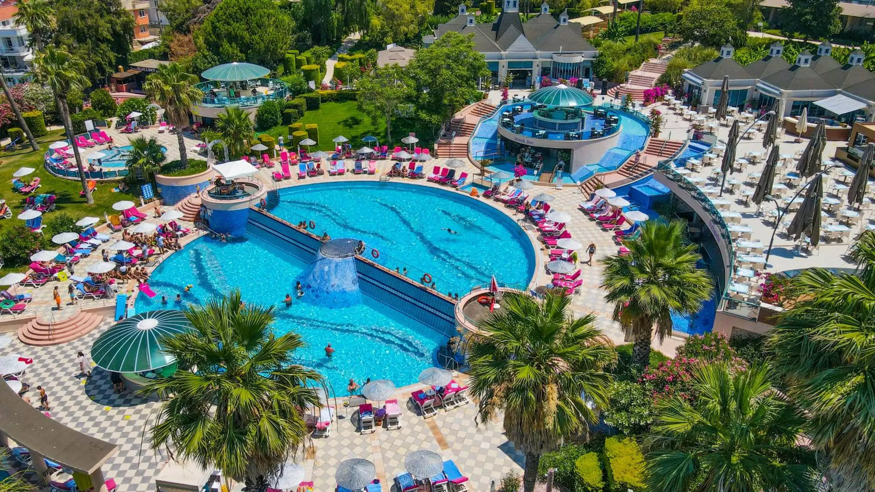 Bird's eye view, Pool View in The Grand Blue Sky International - All Inclusive