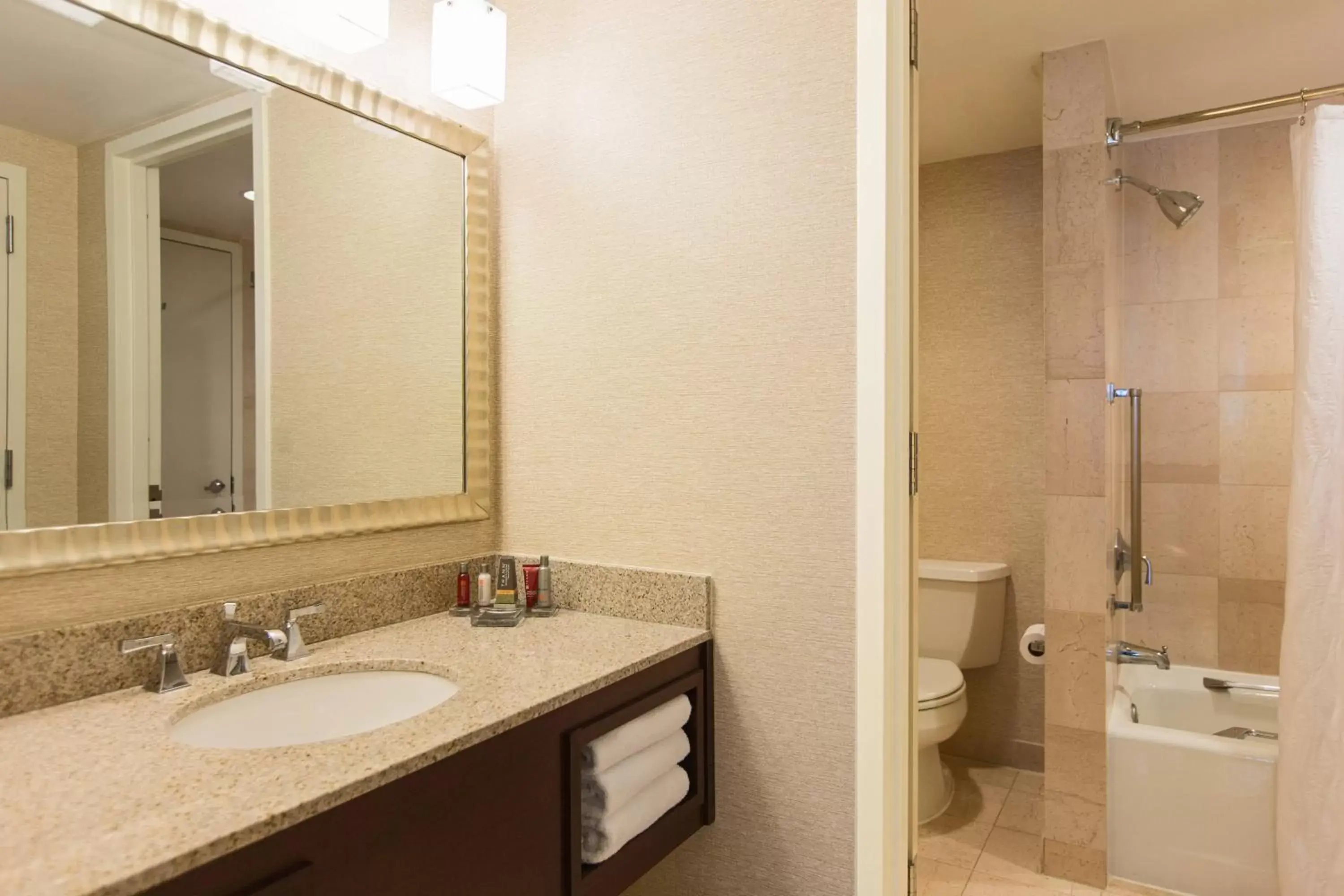Bathroom in Washington Dulles Marriott Suites