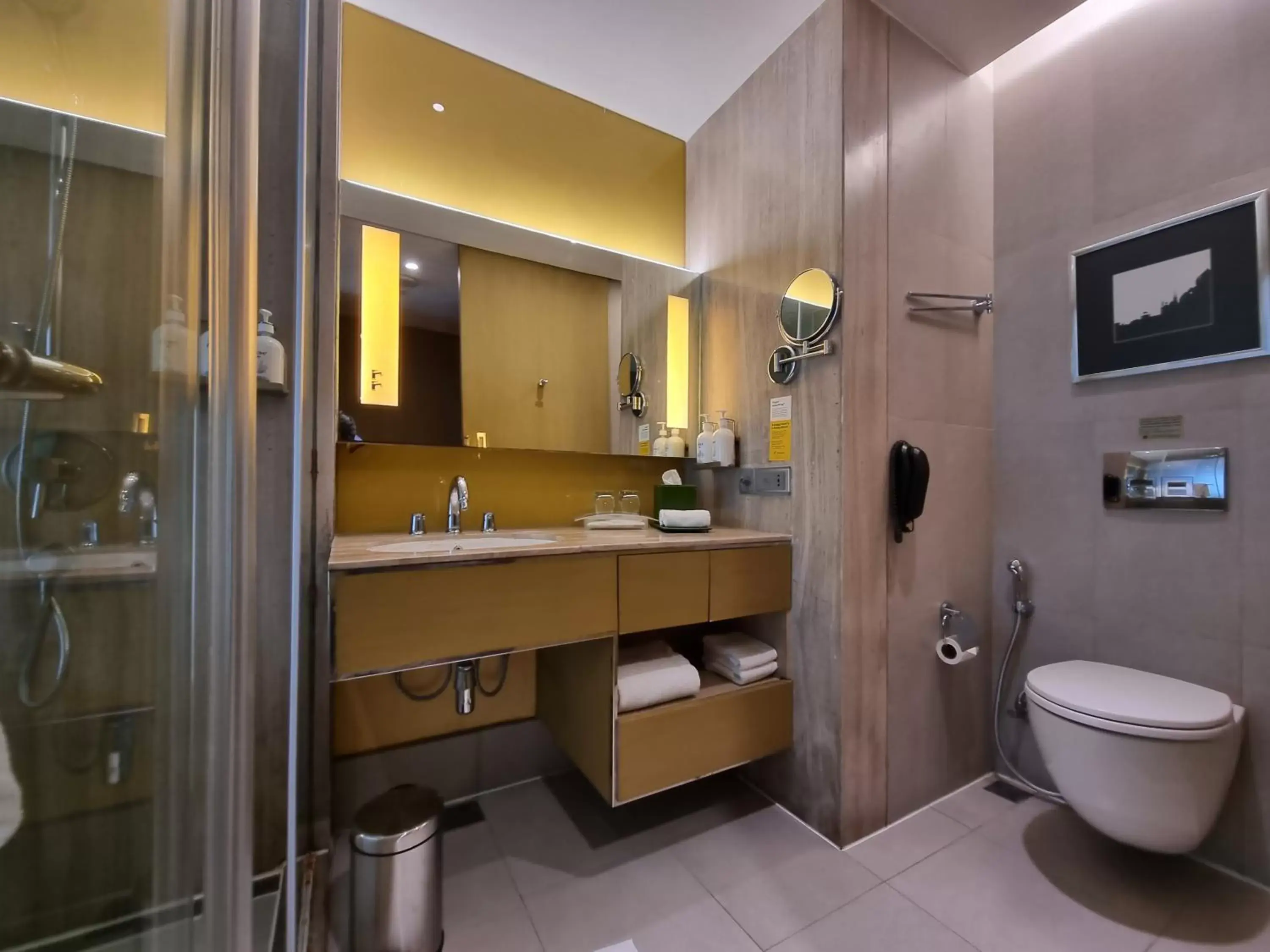 Toilet, Bathroom in Holiday Inn New Delhi International Airport, an IHG Hotel