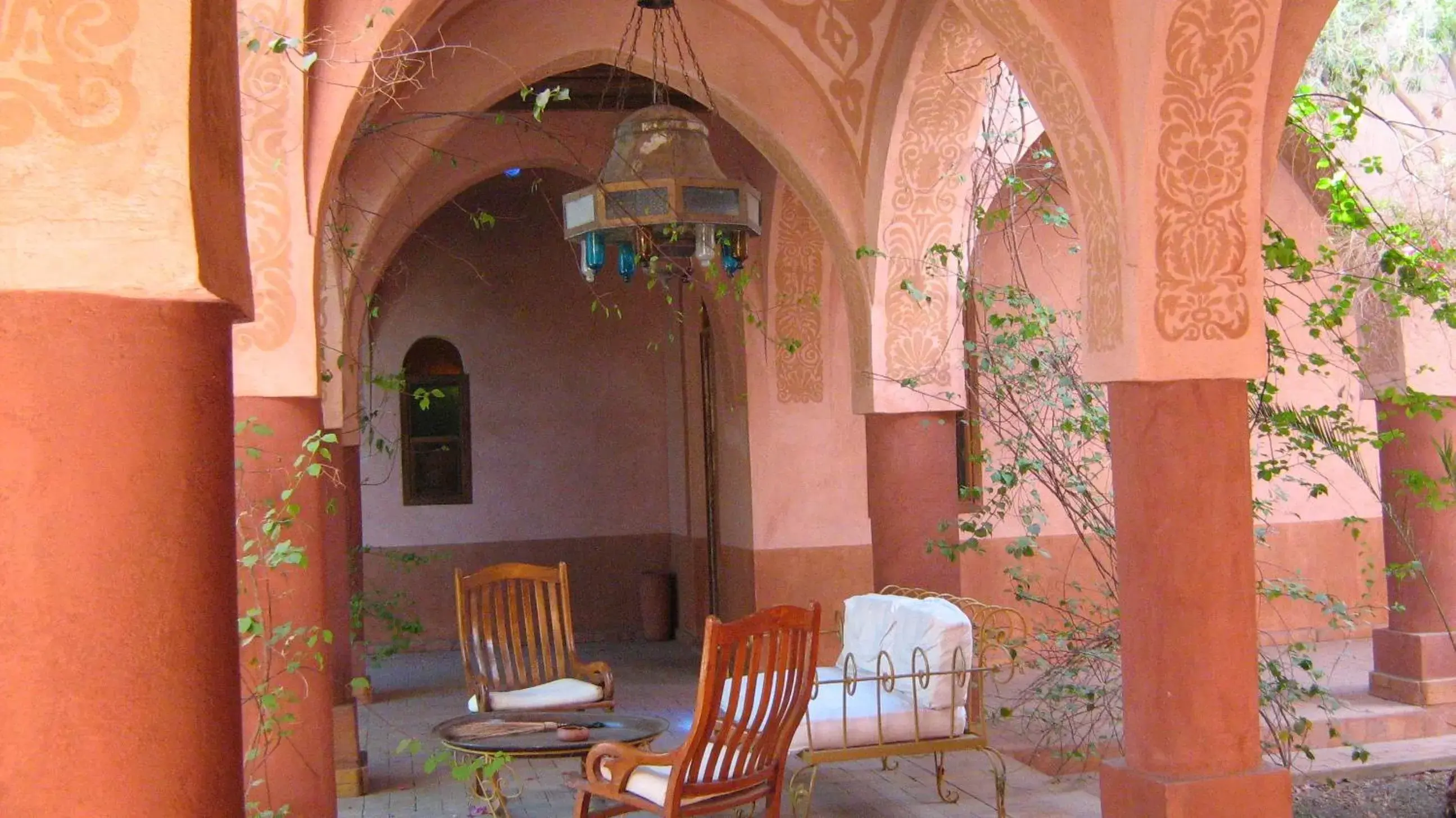 Garden, Dining Area in Al Moudira Hotel