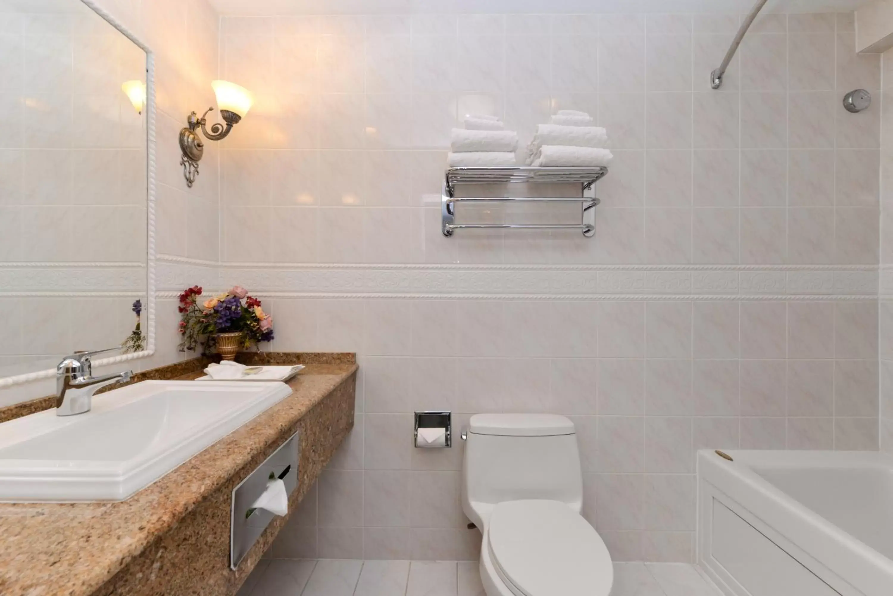 Bathroom in Napa Valley Hotel & Suites