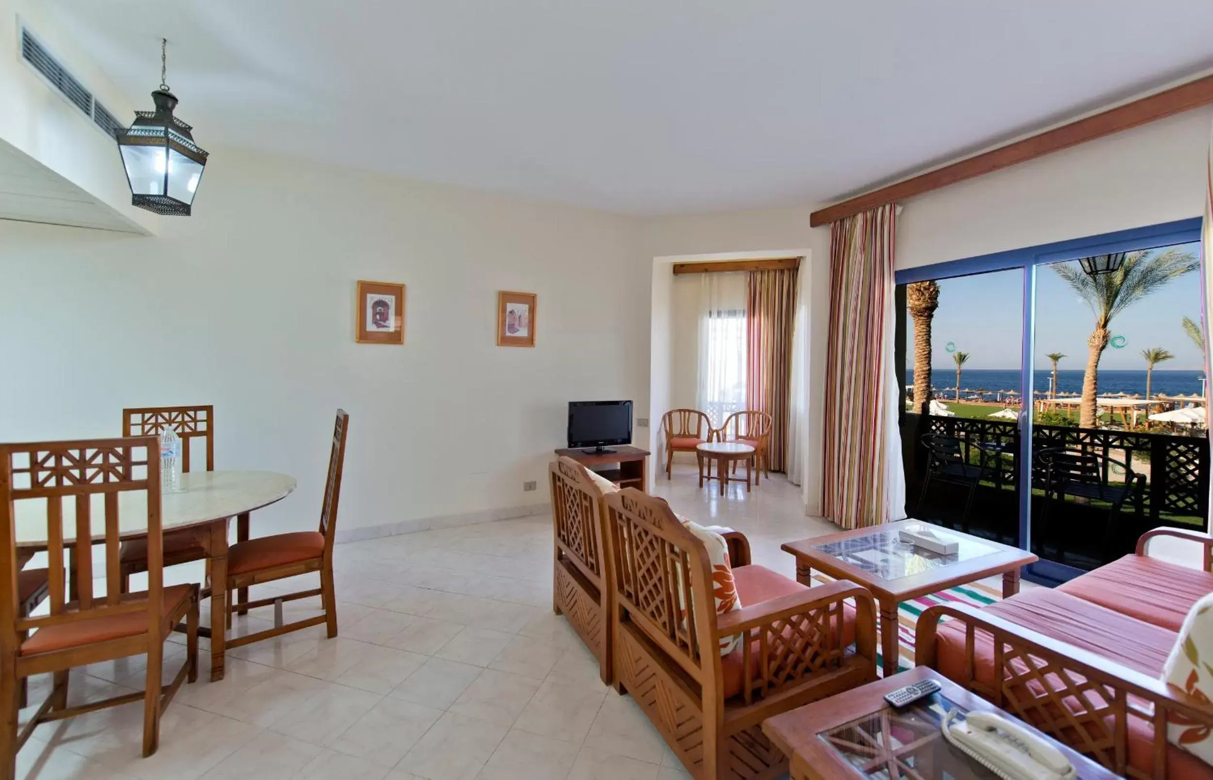 Living room, Dining Area in Amphoras Beach