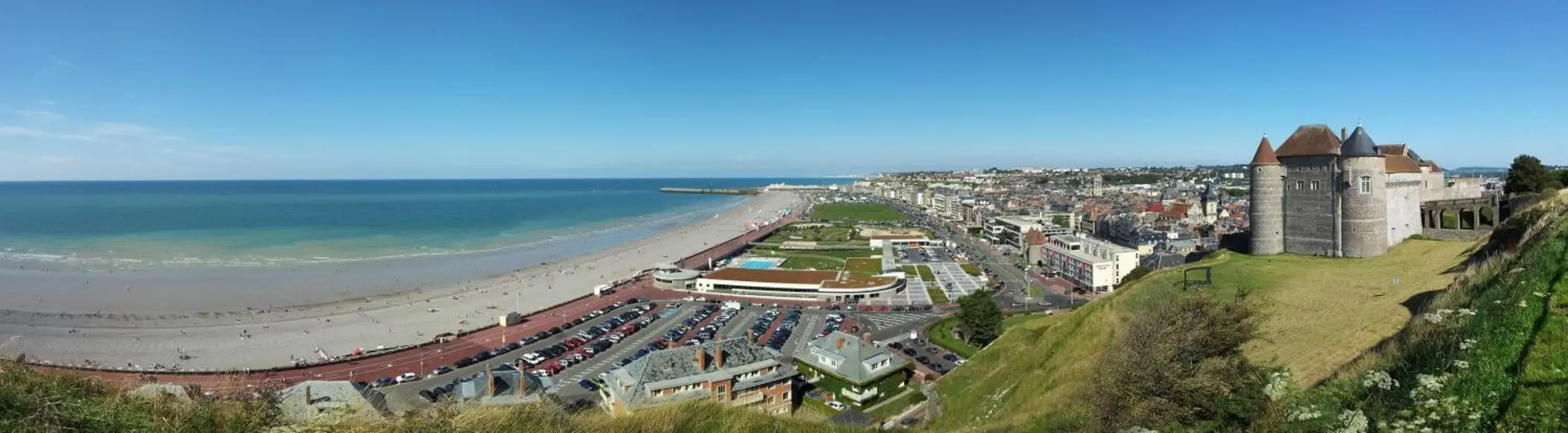 View (from property/room), Bird's-eye View in Appartement 1er étage, 2 chambres, Dieppe