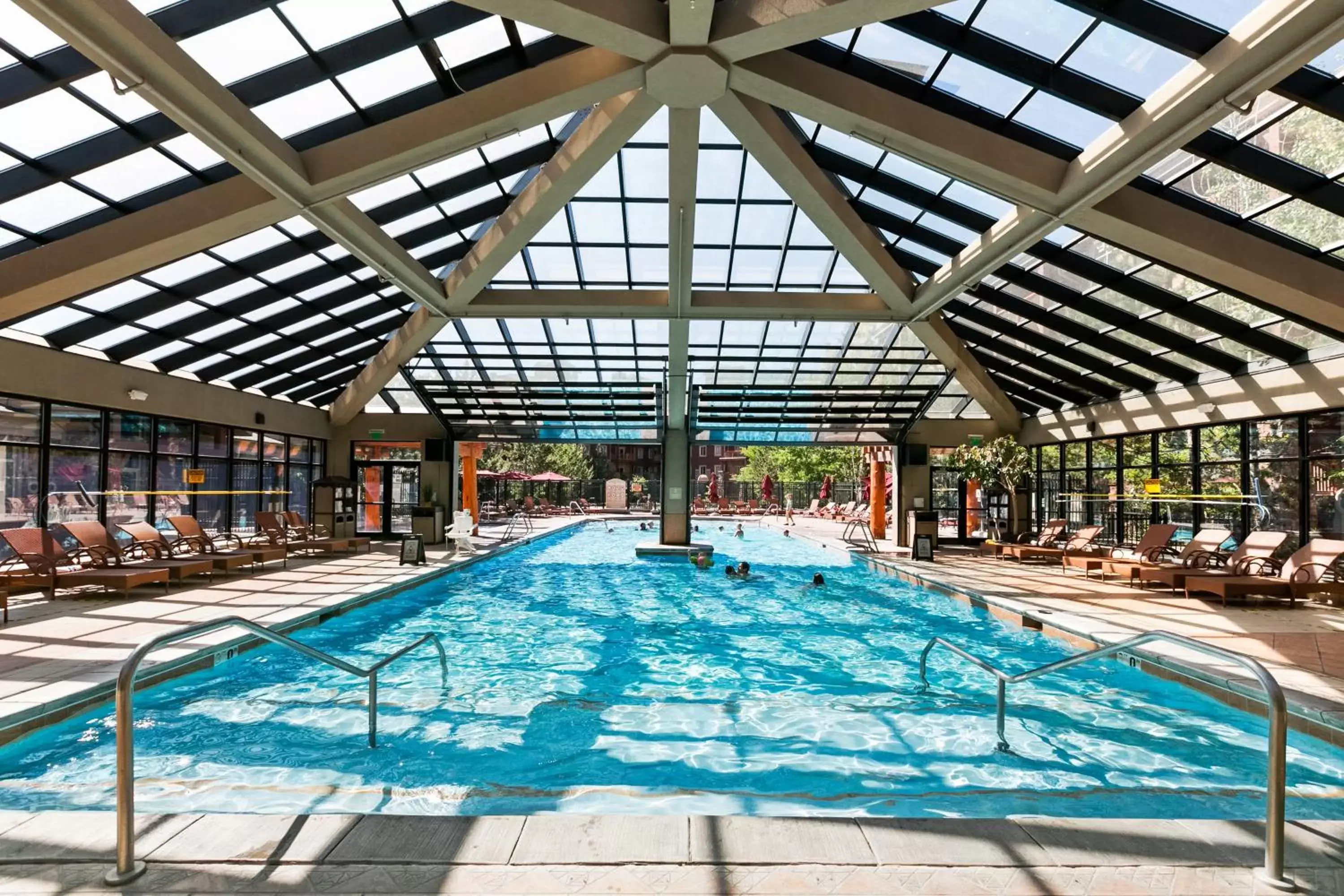 Swimming Pool in Condos at Canyons Resort by White Pines