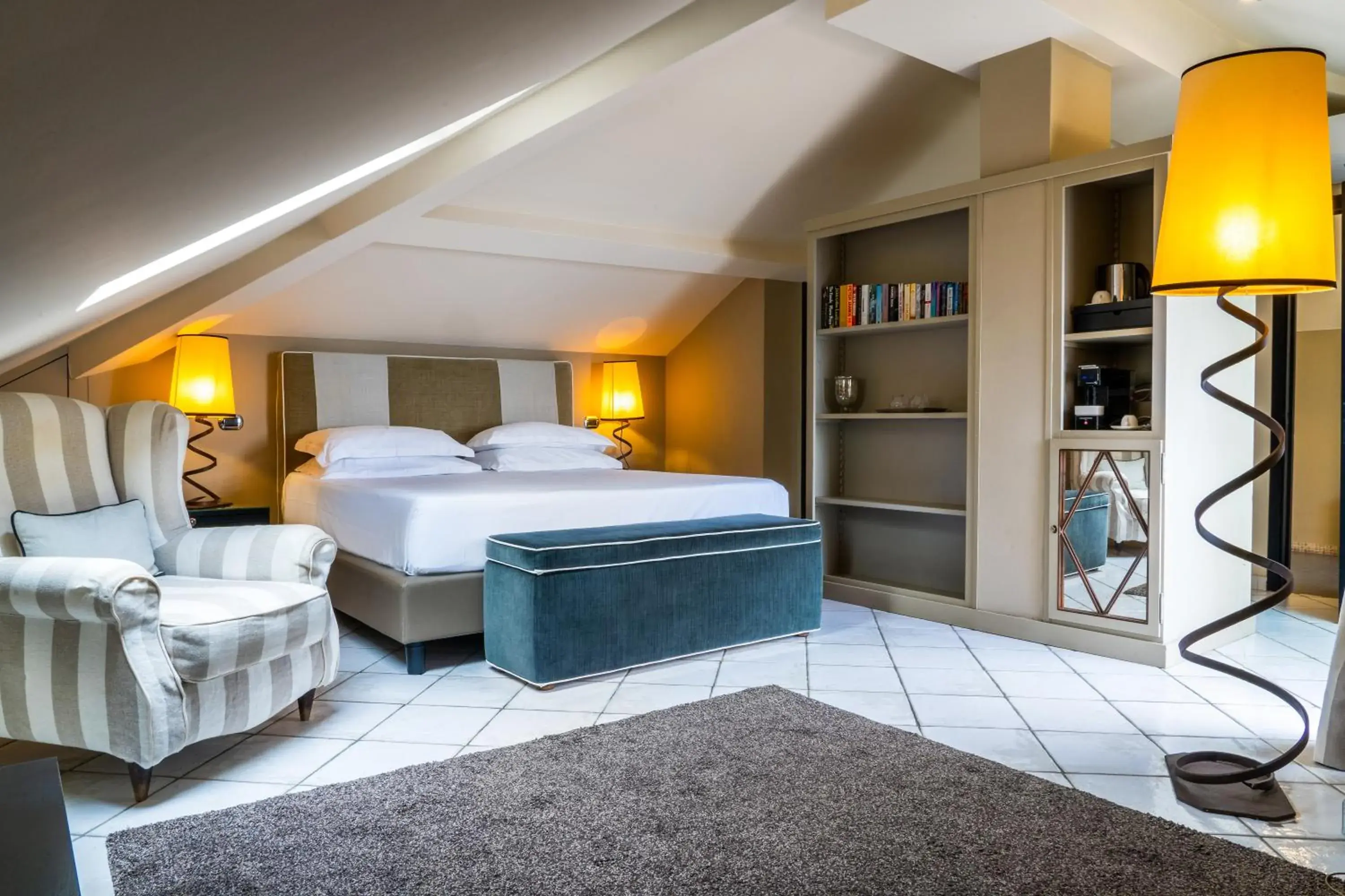 Bed in Hotel Villa Ducale
