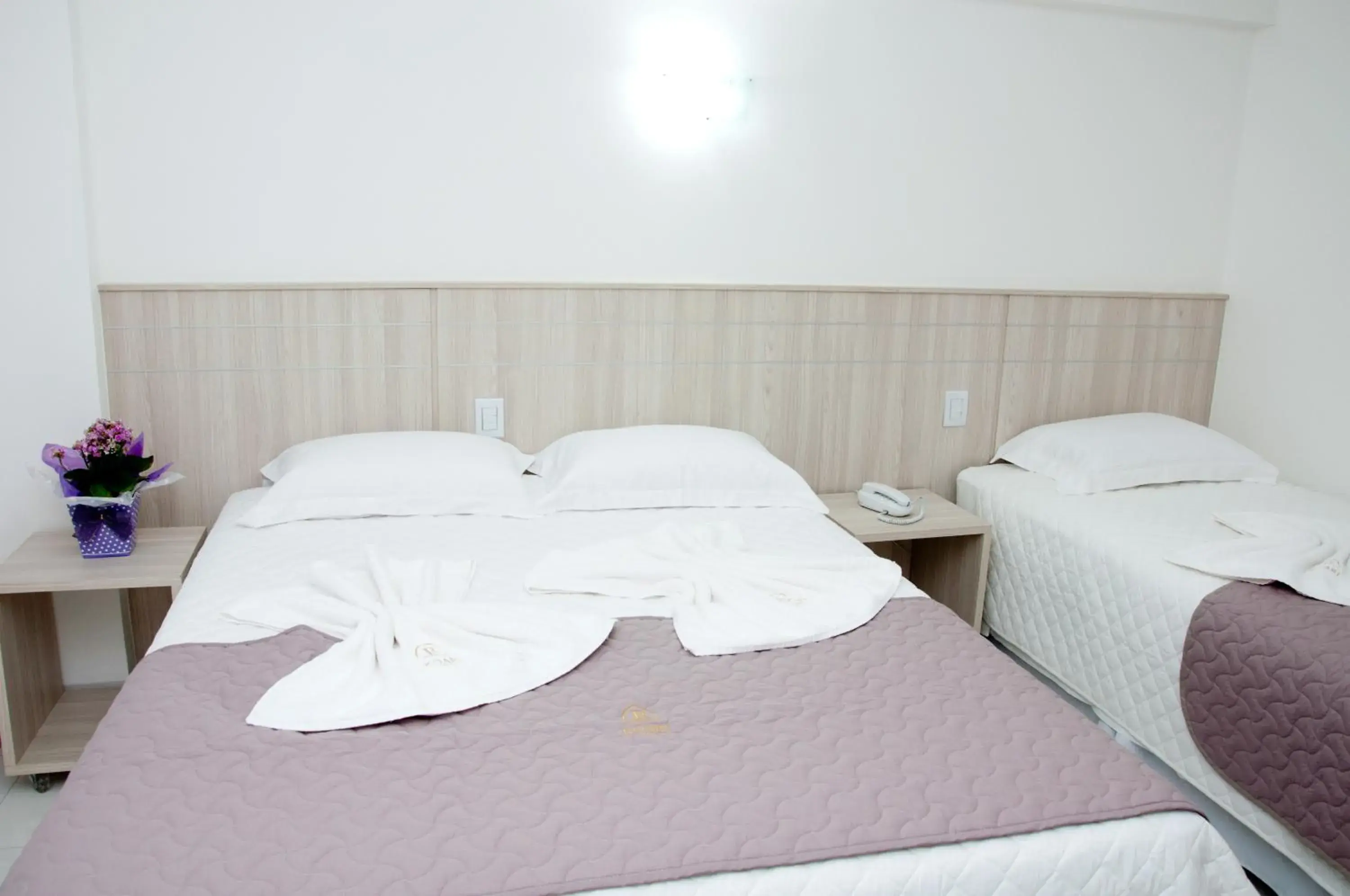 Luxury Triple Room with One Double Bed and One Single Bed in Hotel Roari Luxury Triple Room with One Double Bed and One Single Bed in Hotel Roari