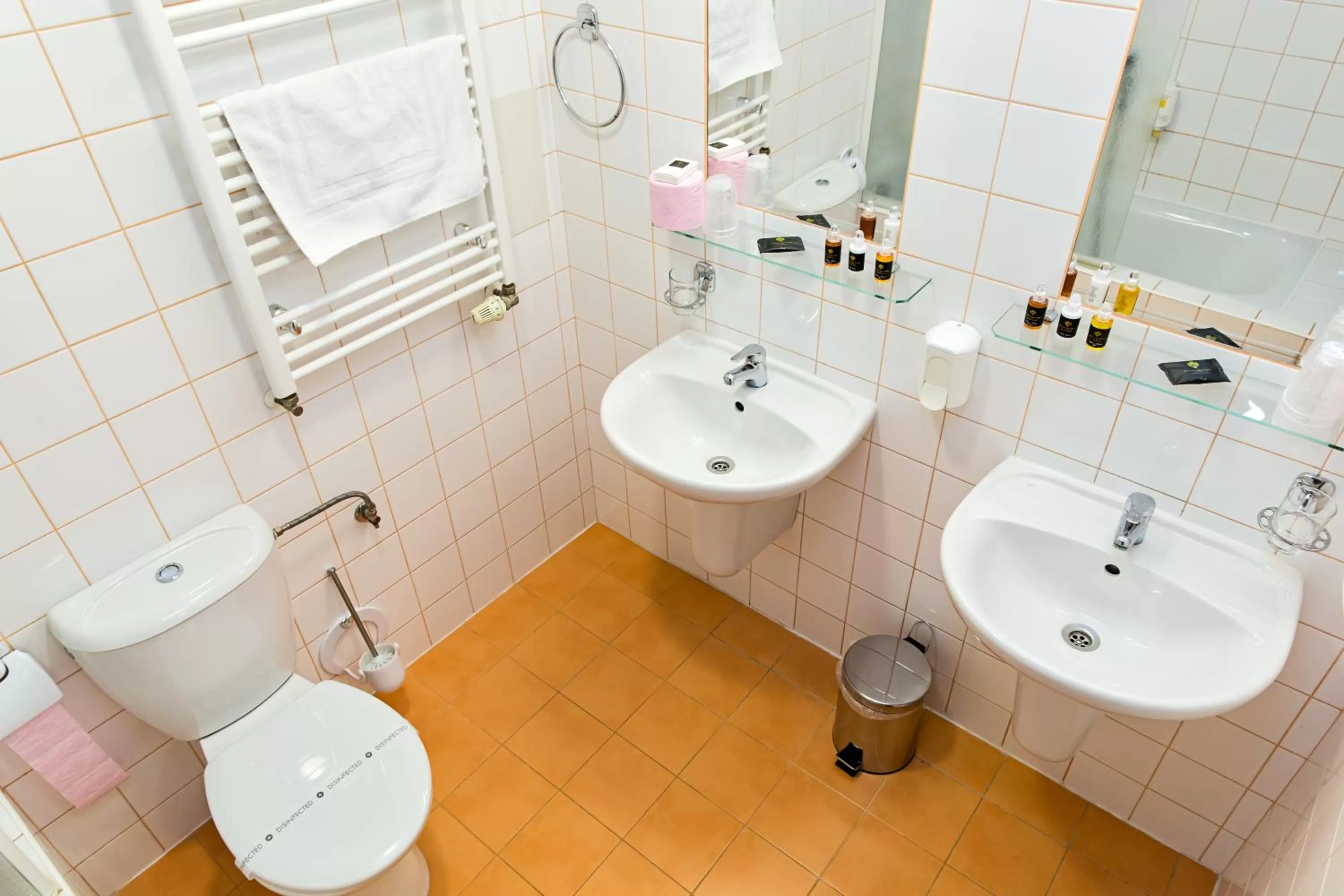 Toilet in Hotel Rieger Garni