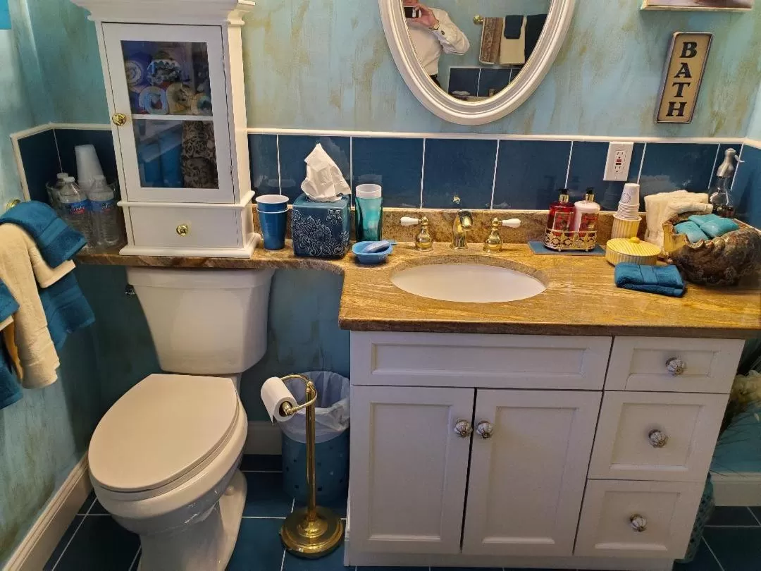 Toilet in Inn 38 Oak Bluff Circle