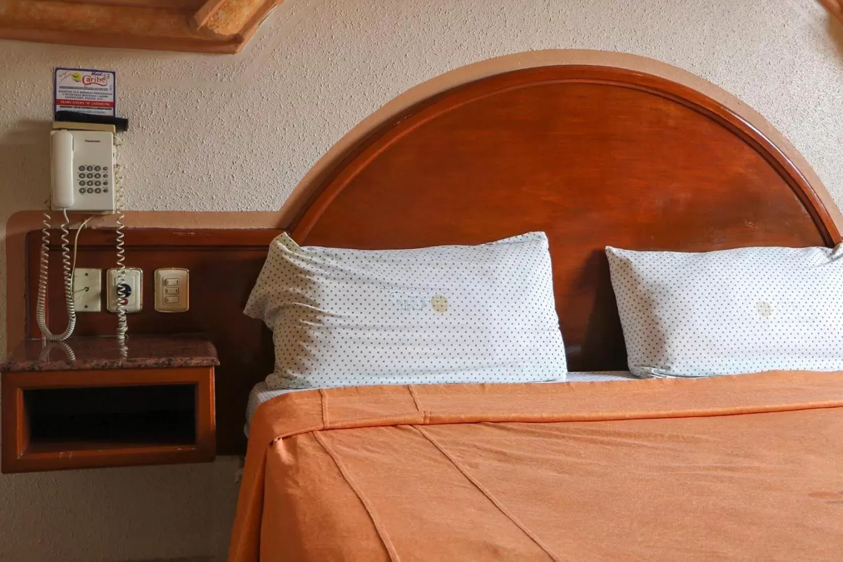 Bed in Motel Caribe