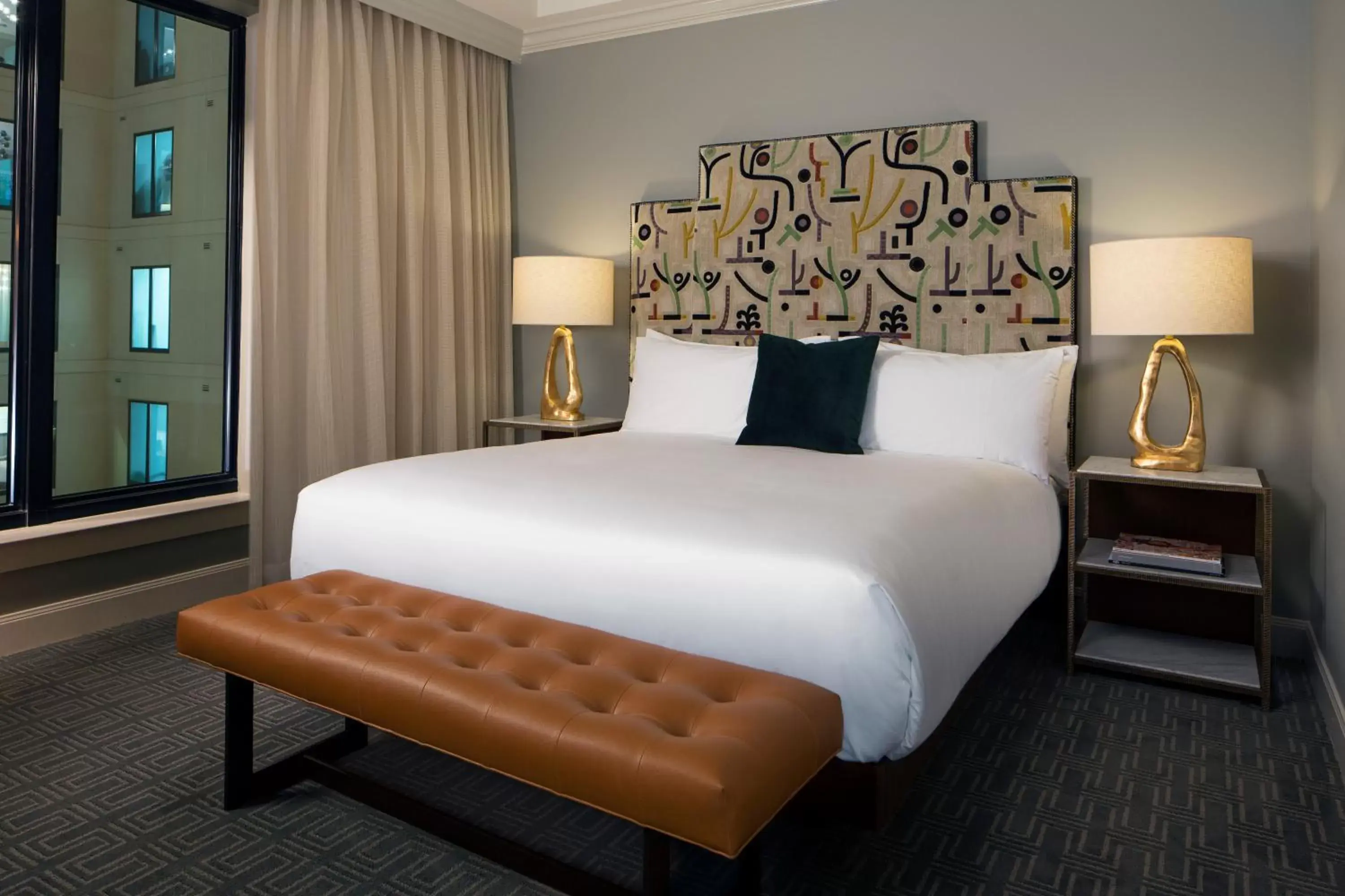 Bedroom, Bed in Hotel ZaZa Houston Memorial City
