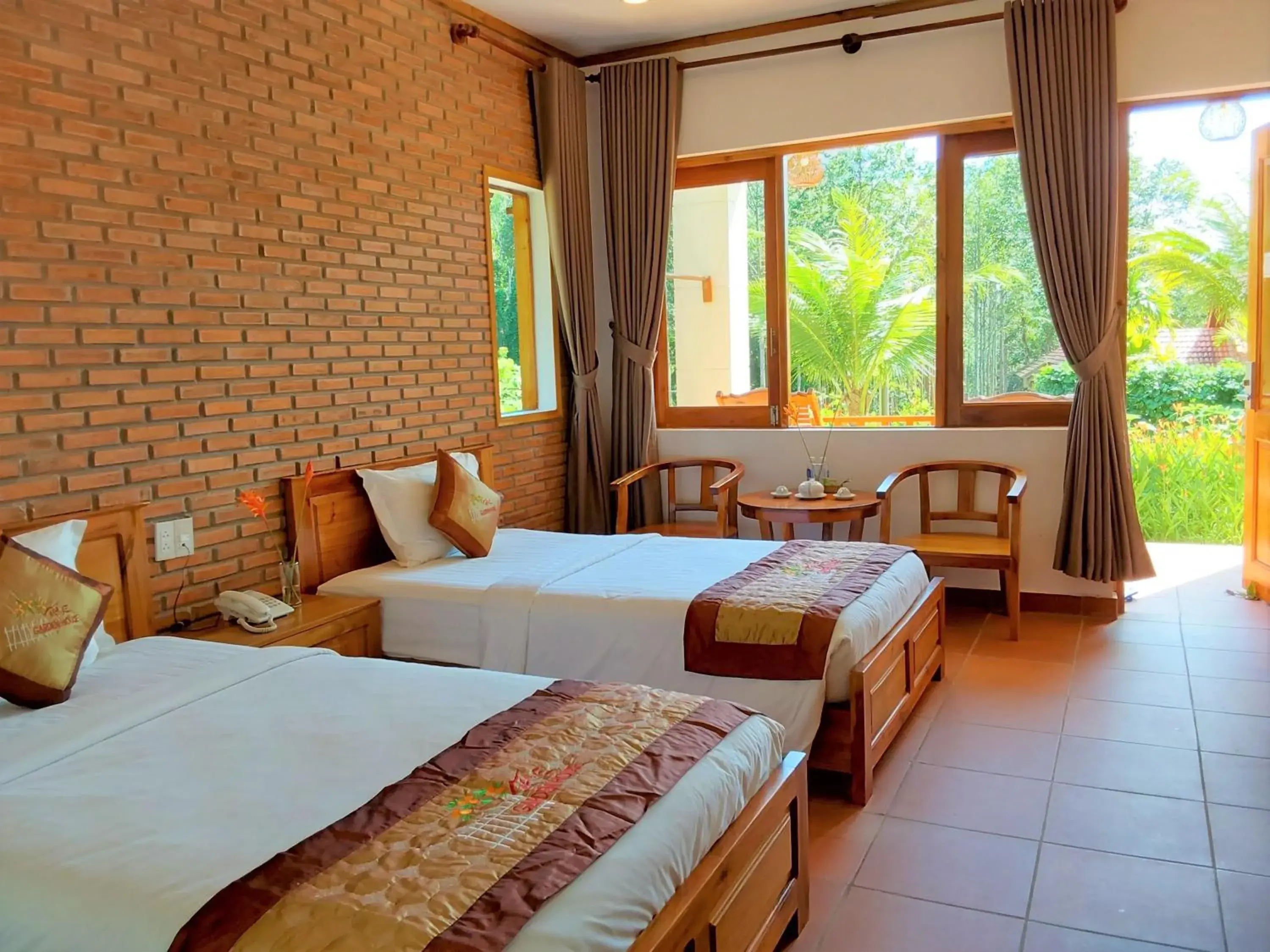 Bedroom, Bed in The Garden House Phu Quoc Resort