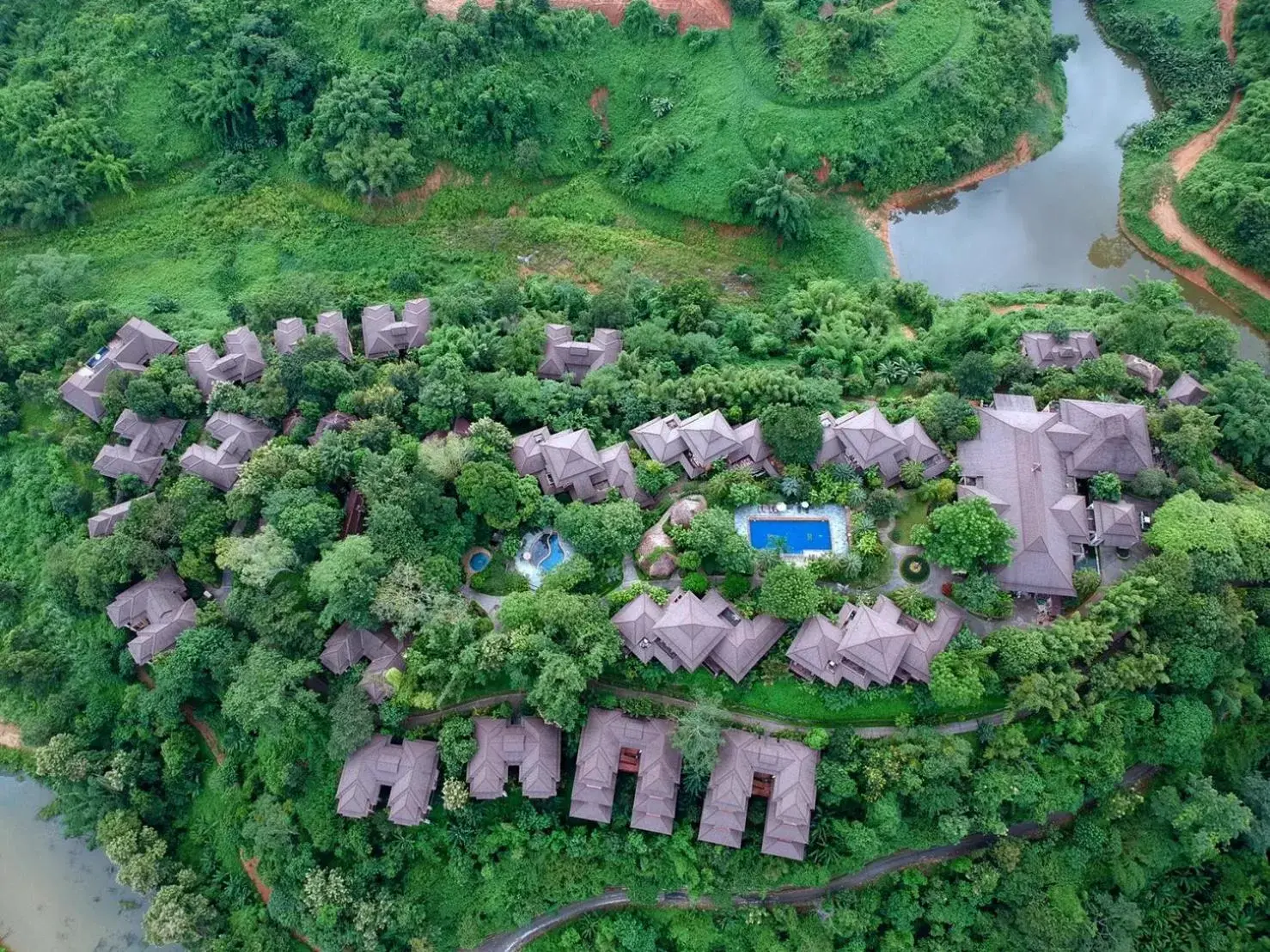 Bird's eye view, Bird's-eye View in Katiliya Mountain Resort And Spa