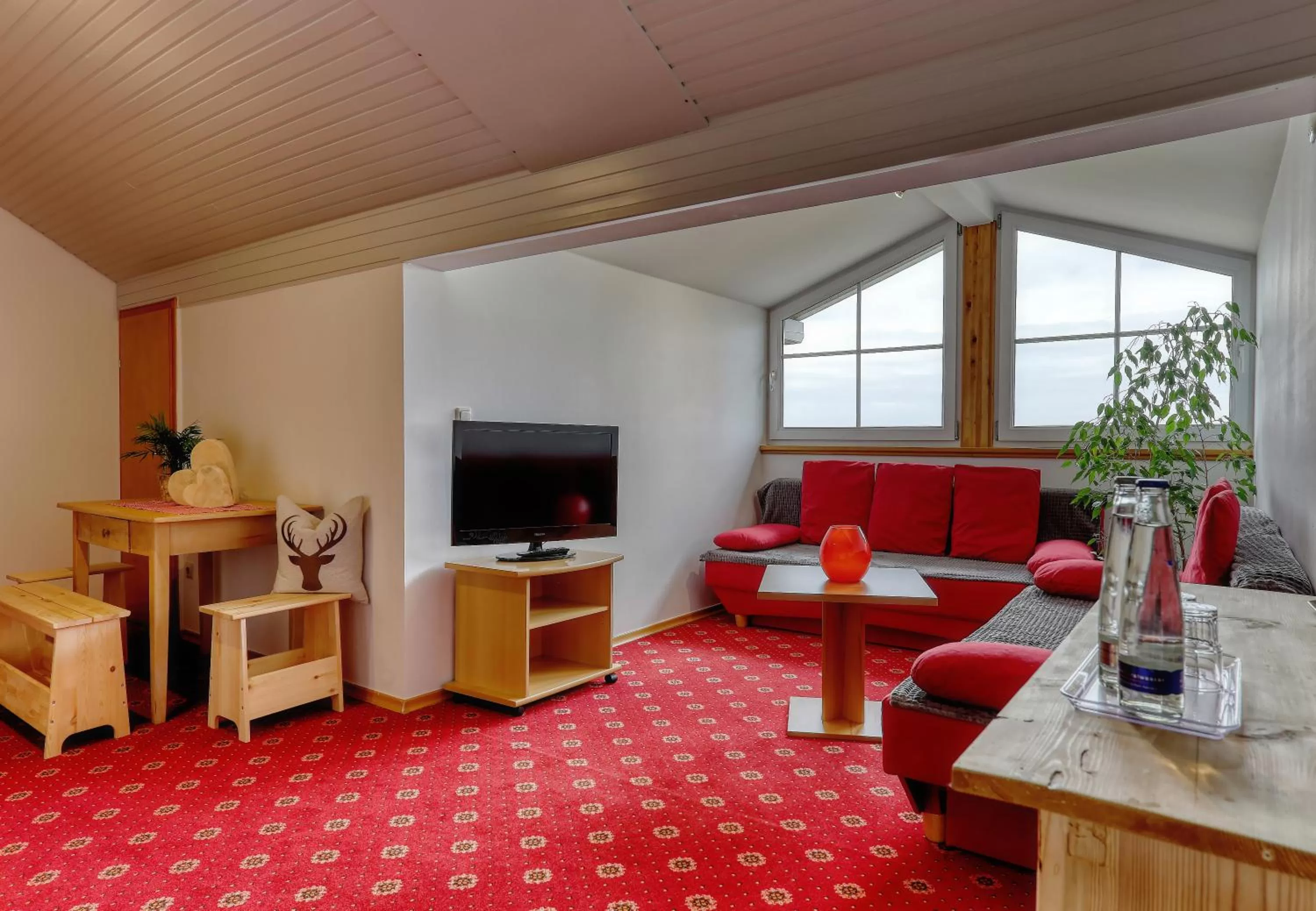 Living room in Hotel "Haus am Berg"