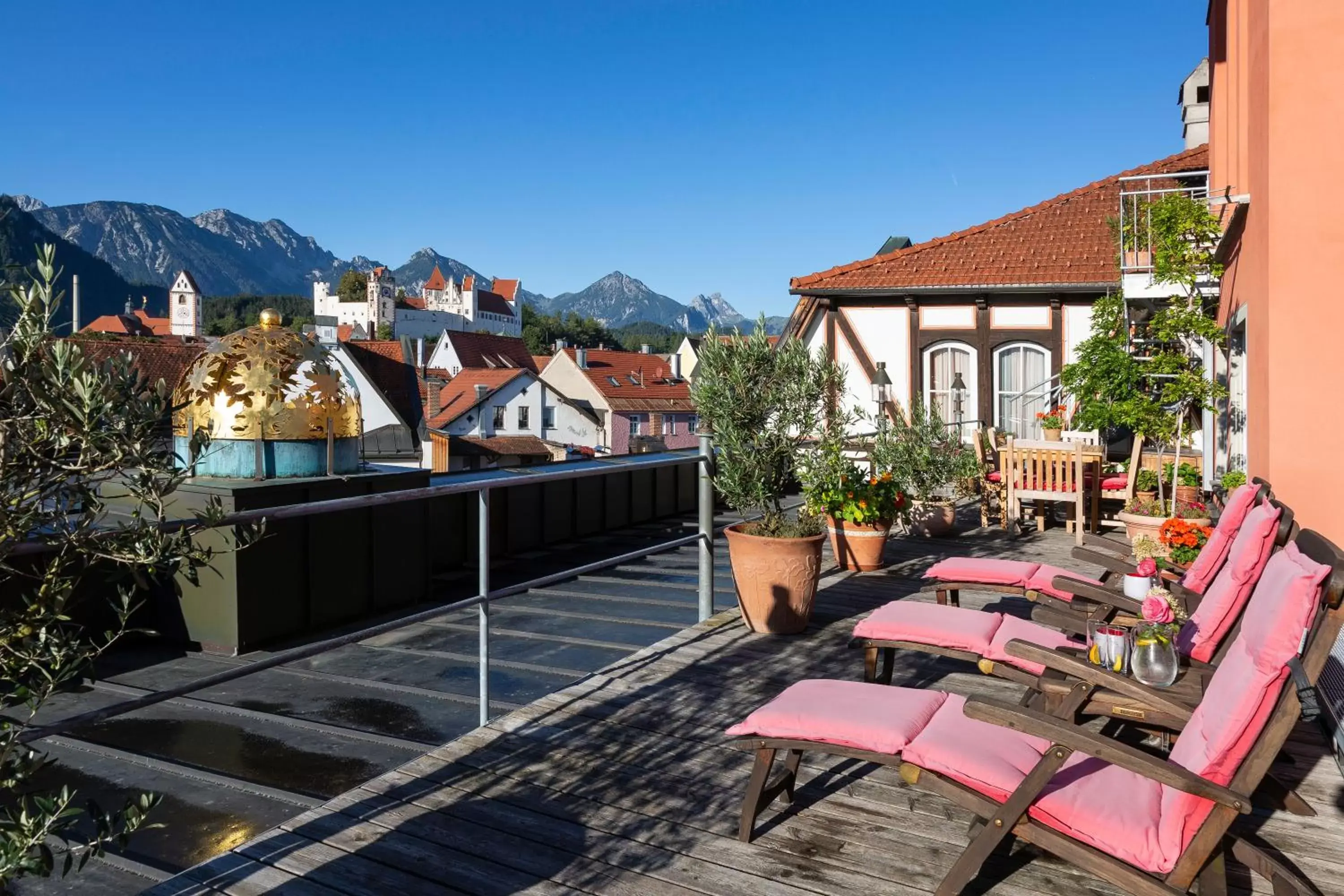 Balcony/Terrace in Hotel Hirsch