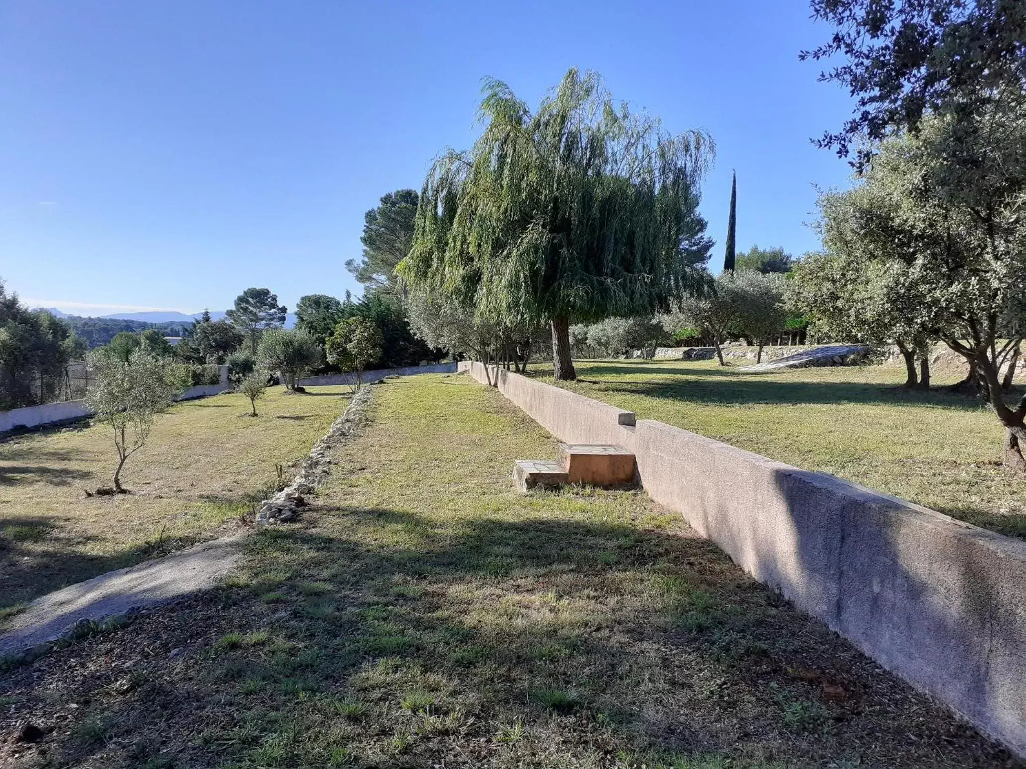 Garden view in La Bastide Des Selves