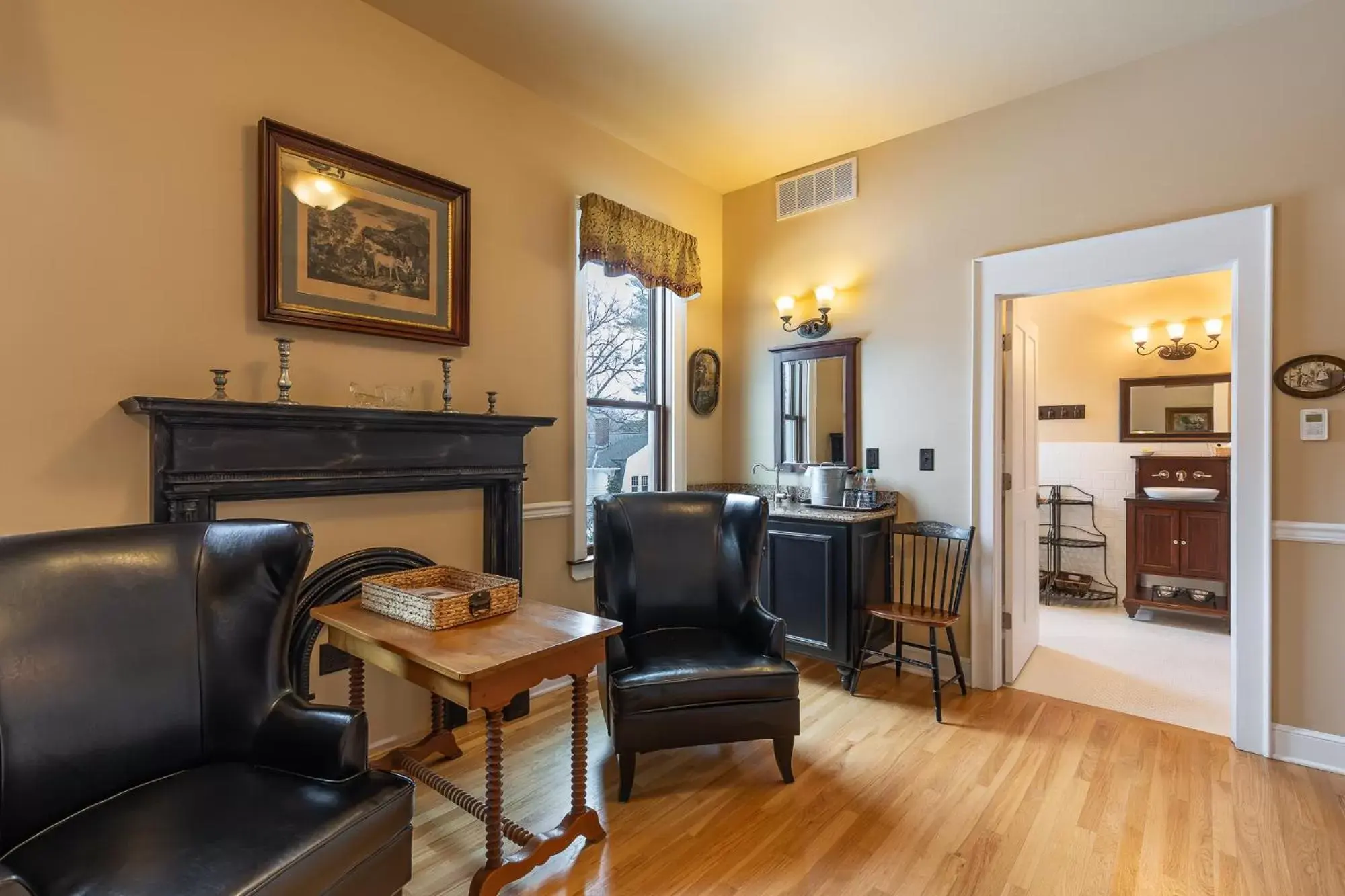 Seating Area in Steele Mansion Inn & Gathering Hub