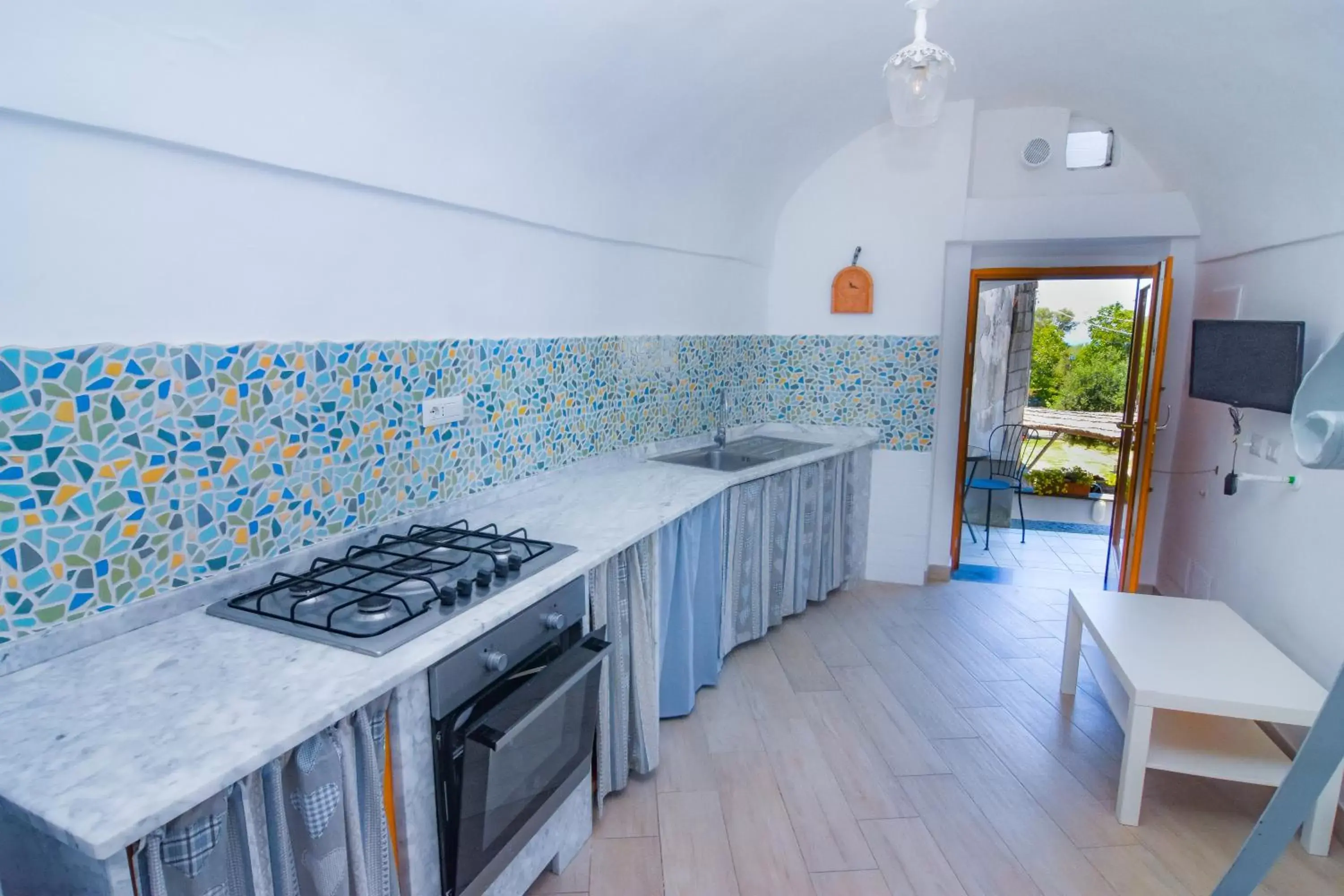 Kitchen/Kitchenette in Villa Mariagiovanna