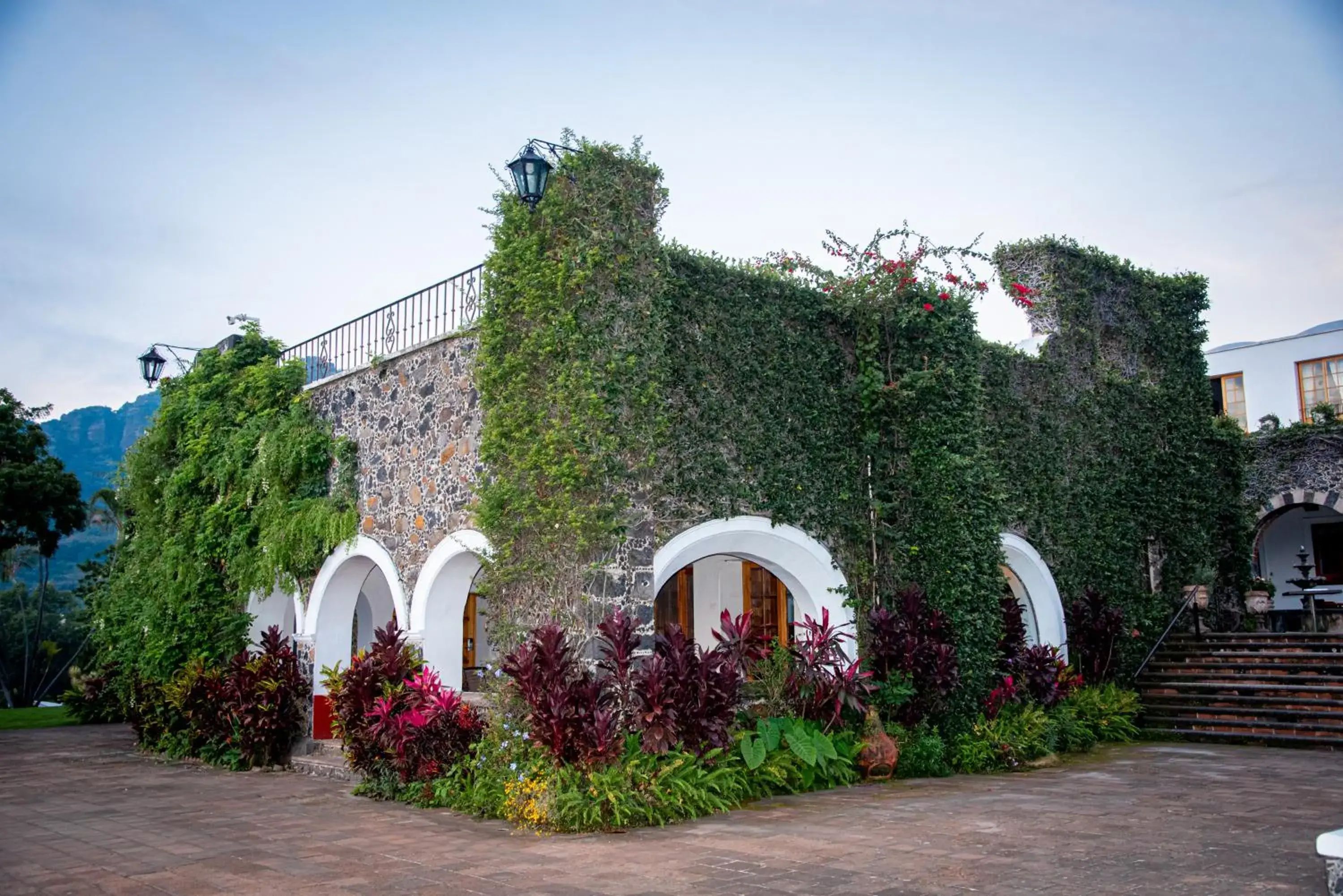 Balcony/Terrace, Property Building in Posada del Tepozteco