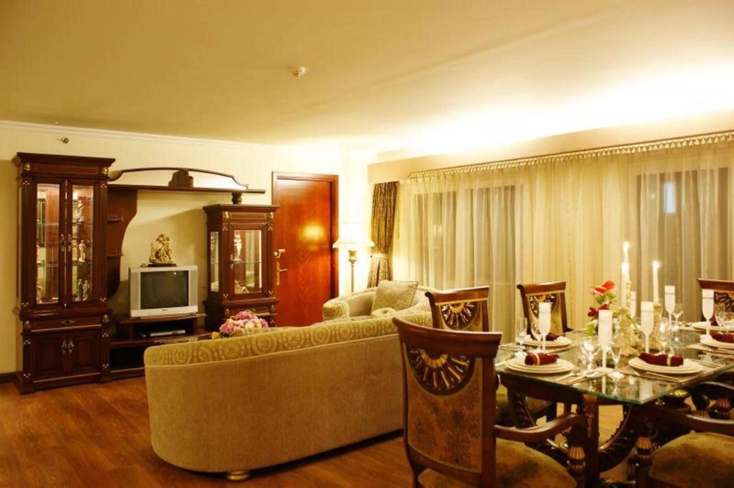 Seating area in LK Metropole