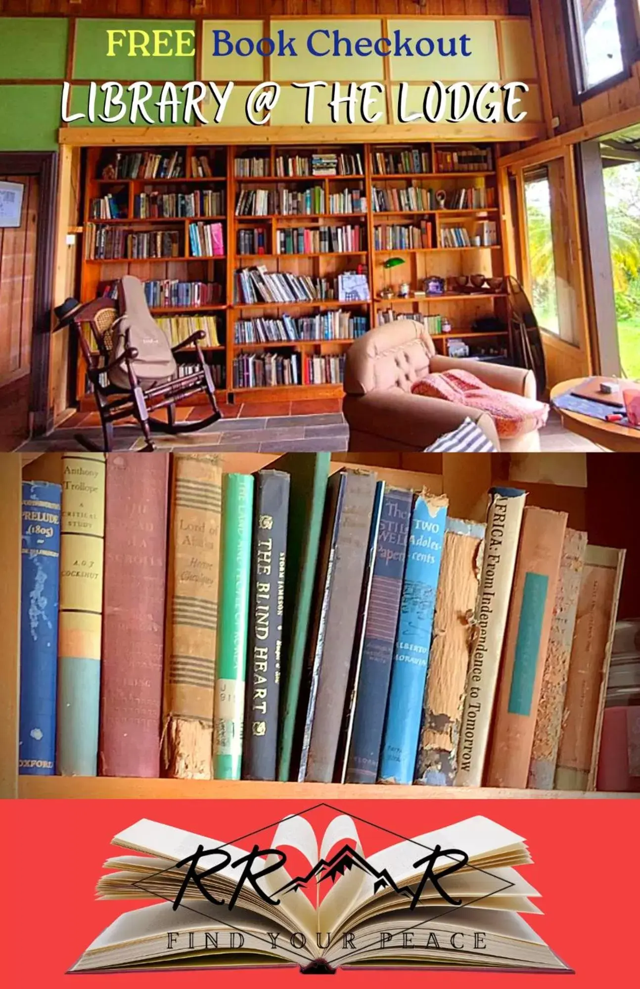 Library in The Lodge at Reventazon River Mountain Ranch