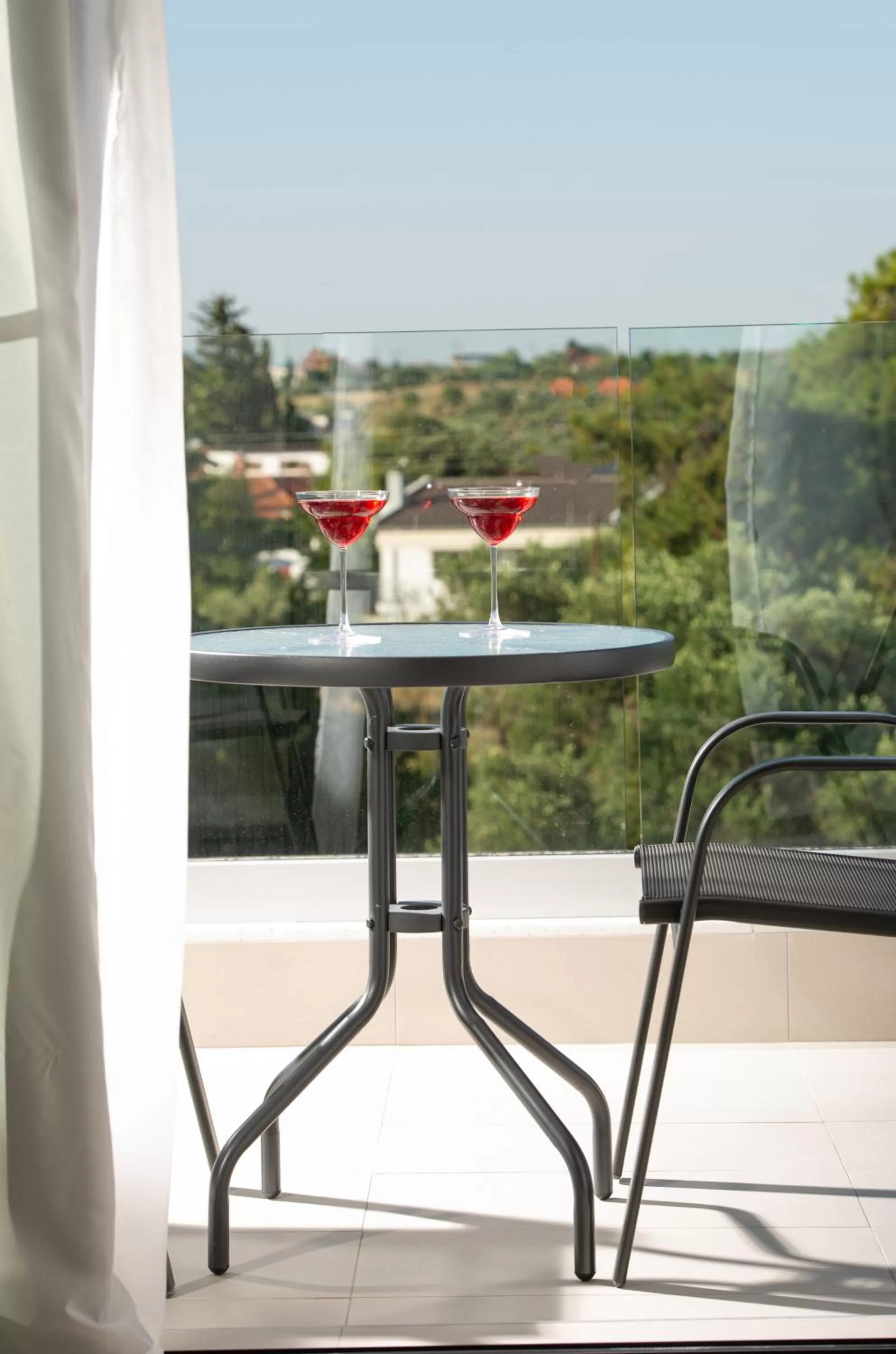 Balcony/Terrace in Light Blue Hotel