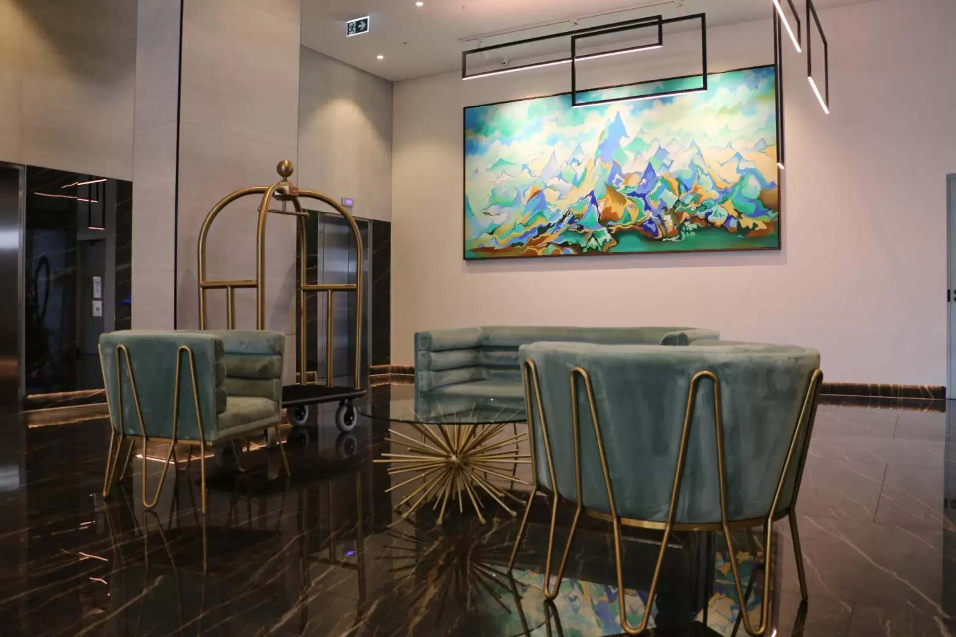 Lobby or reception, Seating Area in Kooii Apartments