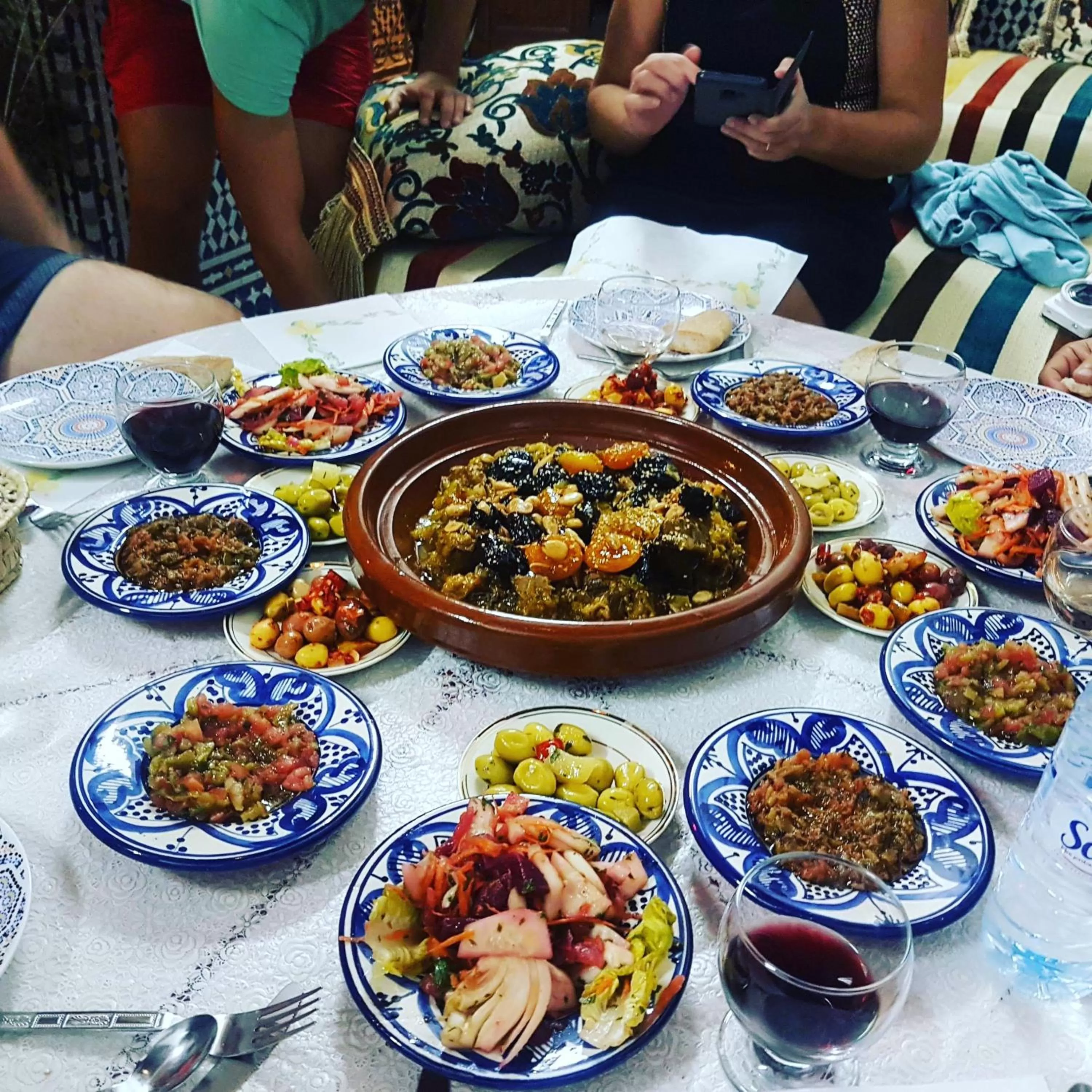 Food and drinks in Riad Taj Salma